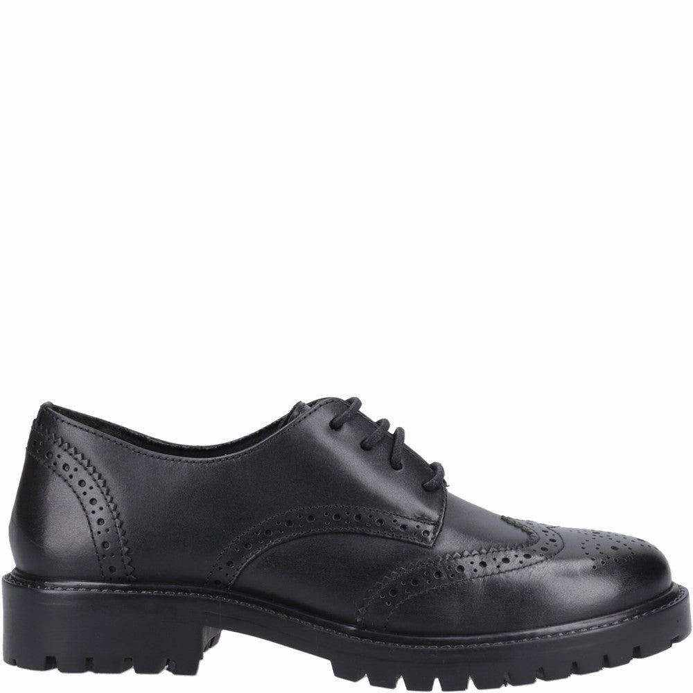 Hush Puppies Athena XL Senior School Shoes Brogue Shoe Store