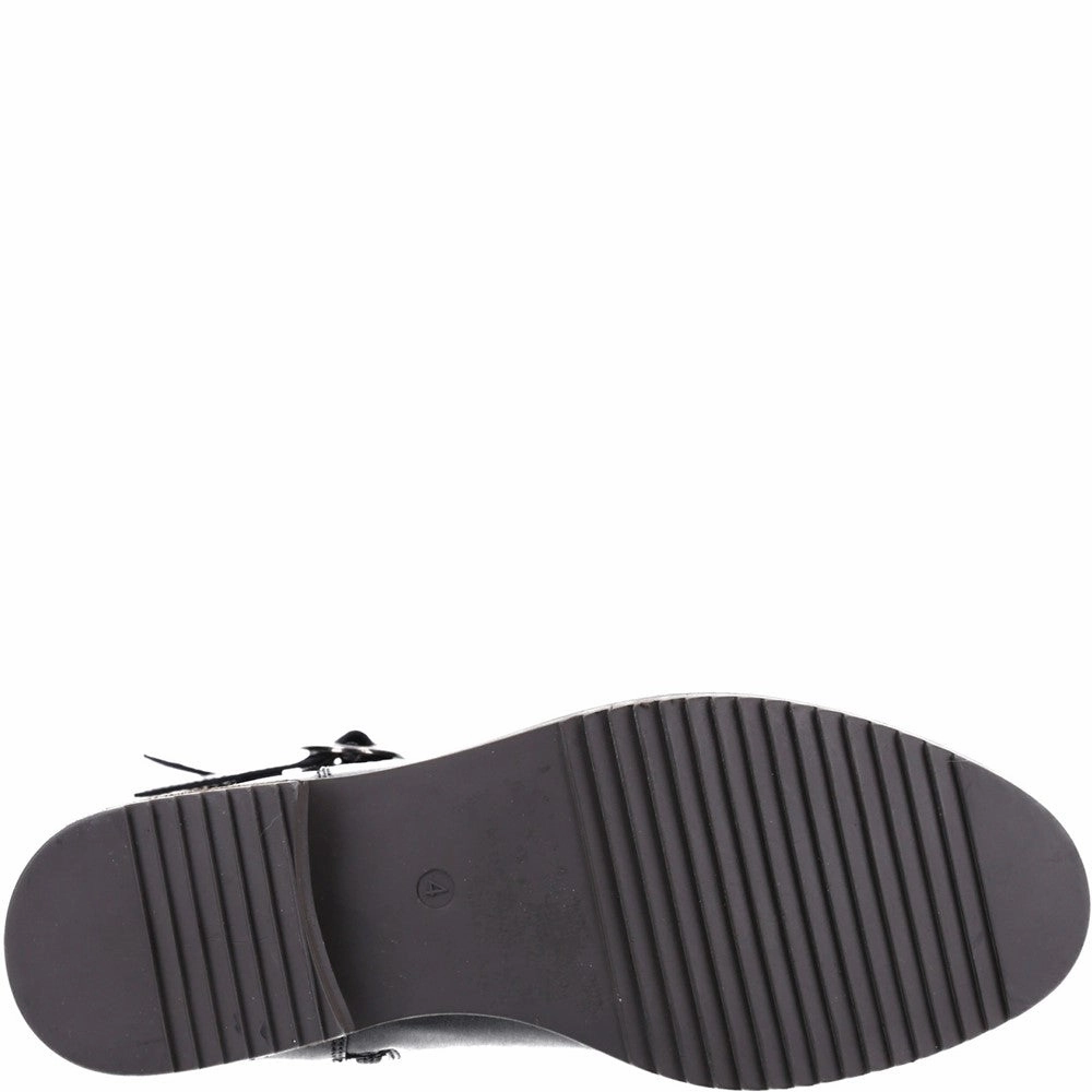 Tight Knee High Heeled Boots Hush Puppies Carla Calf Boot