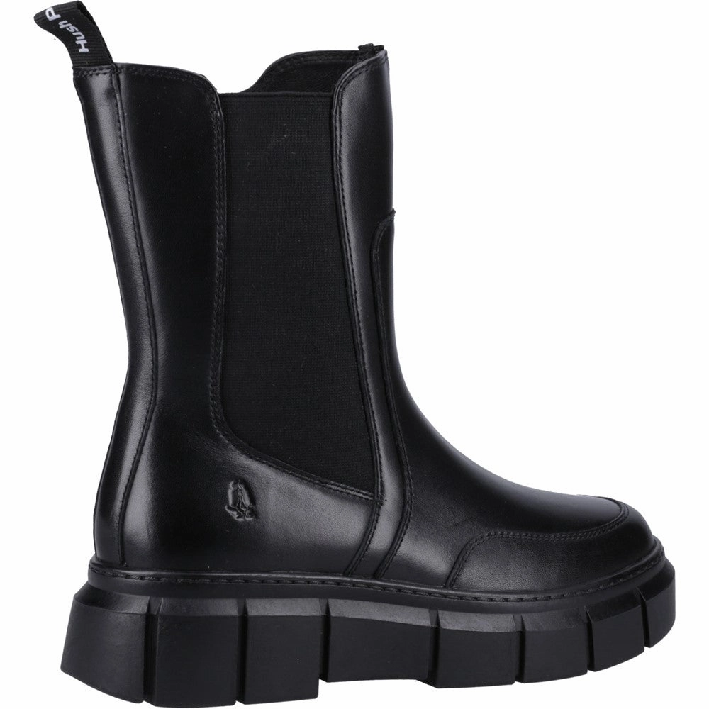 Stacked Chelsea Boots Hush Puppies Fleur Ankle Boots