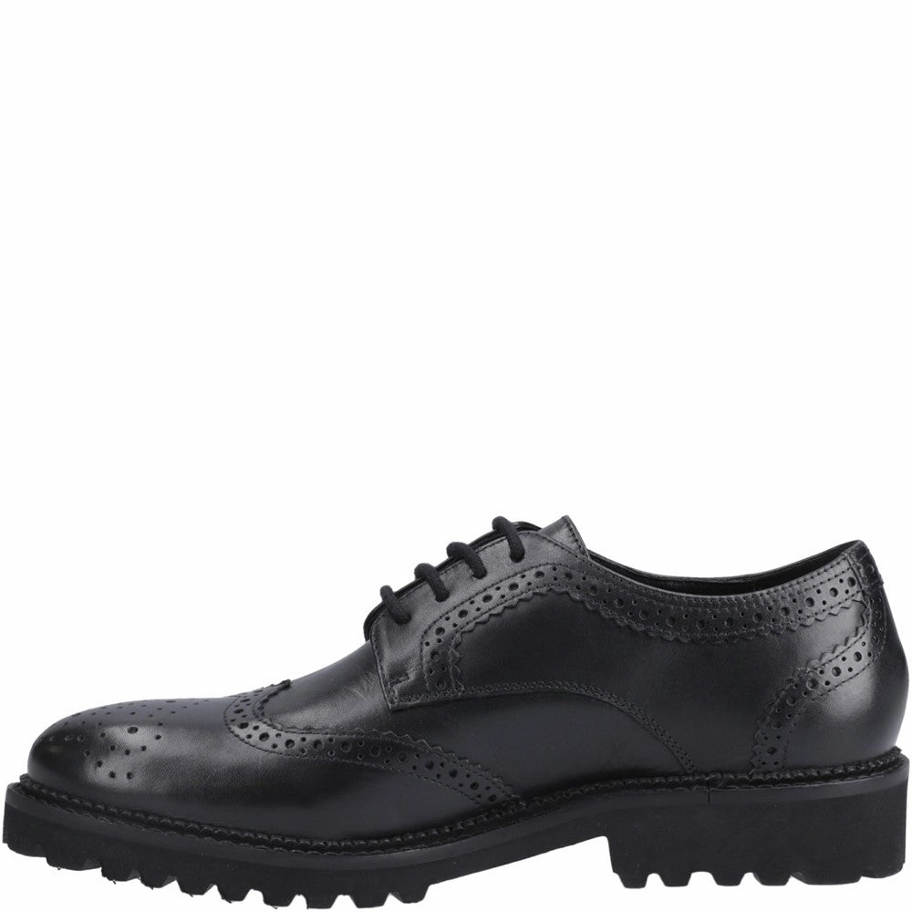 Hush Puppies Gabi Lace Up XL Senior School Shoes Dress With Brogues