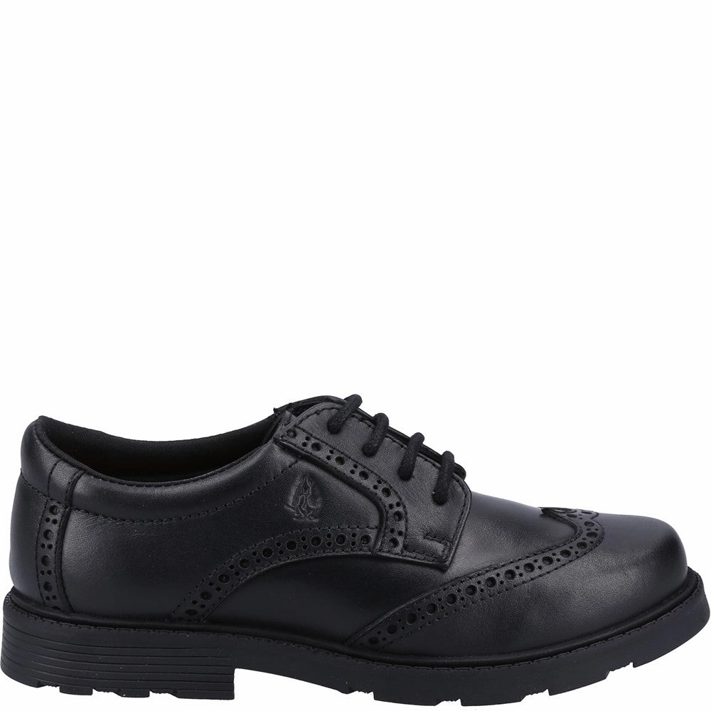 Hush Puppies Jacob Senior School Shoes Duckie Brown Brogues