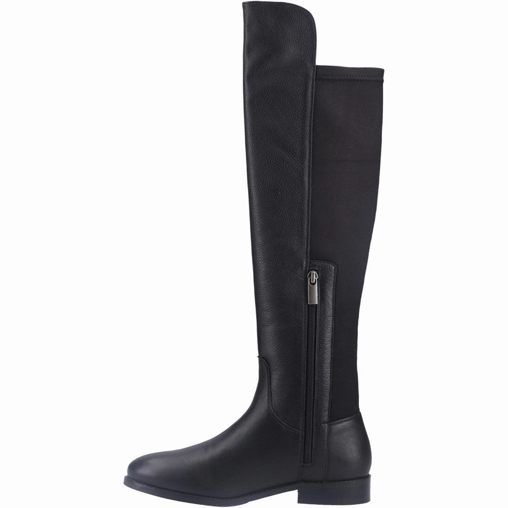 Wide Calf Kitten Heel Knee High Boots Hush Puppies Paisley Long Boots