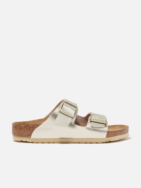 BIRKENSTOCK Girls Arizona Classic Metallic Sandals in Gold Jeffrey Campbell Linques Sandals
