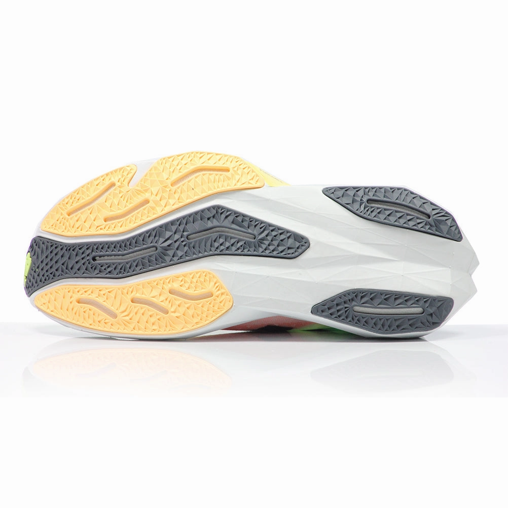 Running Shoe Inserts For Pronation New Balance FuelCell Rebel v4 Men's Running Shoe - White/Lime Glo