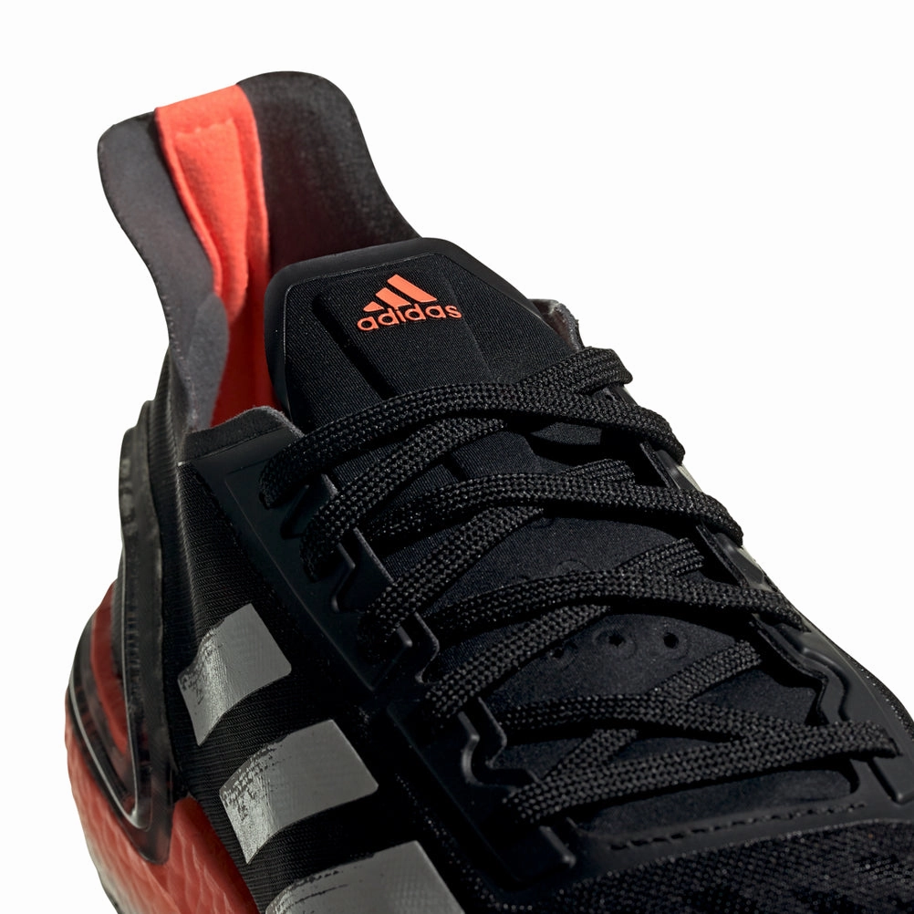 Compare Running Shoes Adidas UltraBoost PB Men's Running Shoe - Core Black/Cloud White/Signal Coral