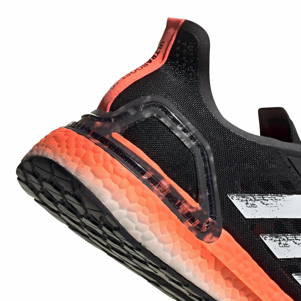 Adidas UltraBoost PB Men's Running Shoe - Core Black/Cloud White/Signal Coral Shop Running Shoes Online