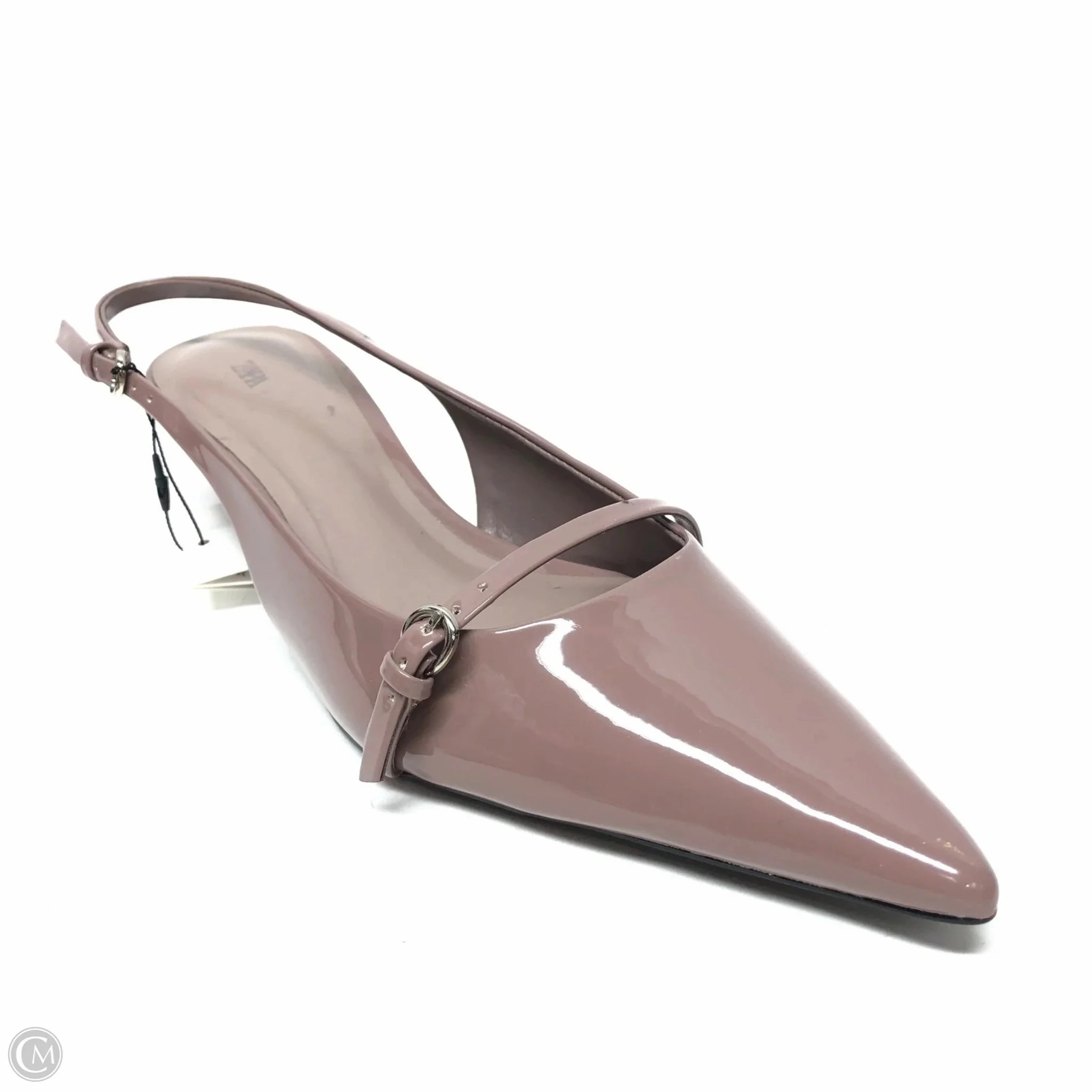 Shoes Heels Kitten By Zara In Mauve, Size: 10 Name Brand High Heels