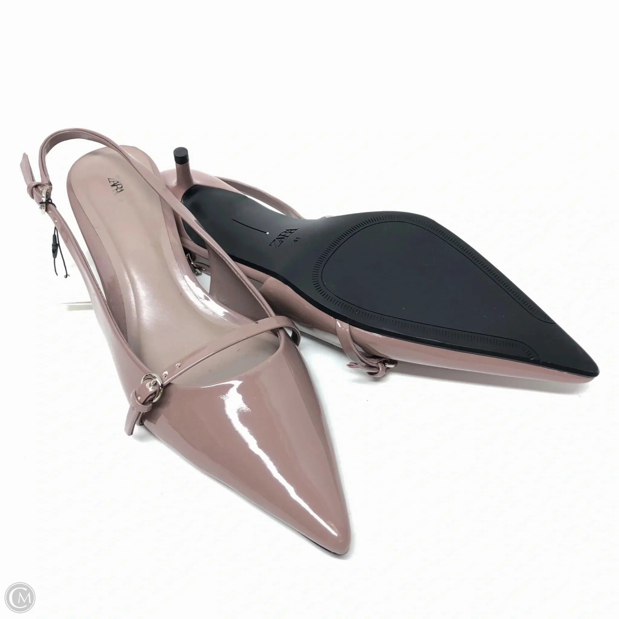 Anime High Heel Shoes Heels Kitten By Zara In Mauve, Size: 10