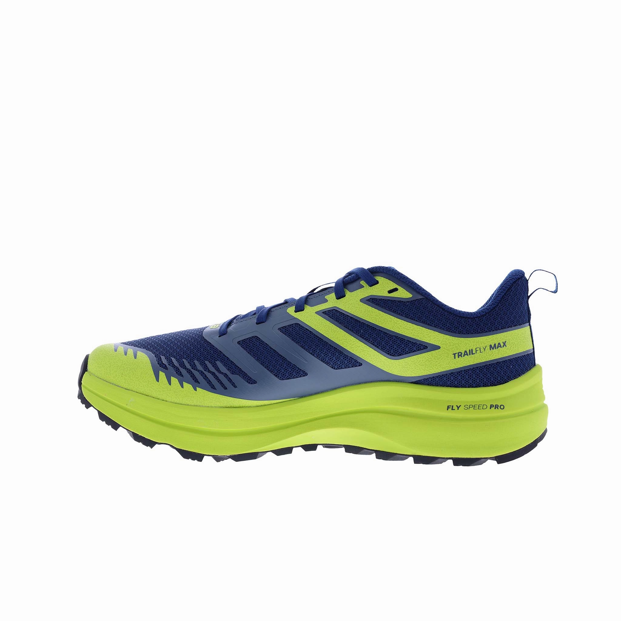 Waterproof Trail Running Shoes Review INOV8 | Men's TrailFly Max Running Shoes - Blue/Lime/Black