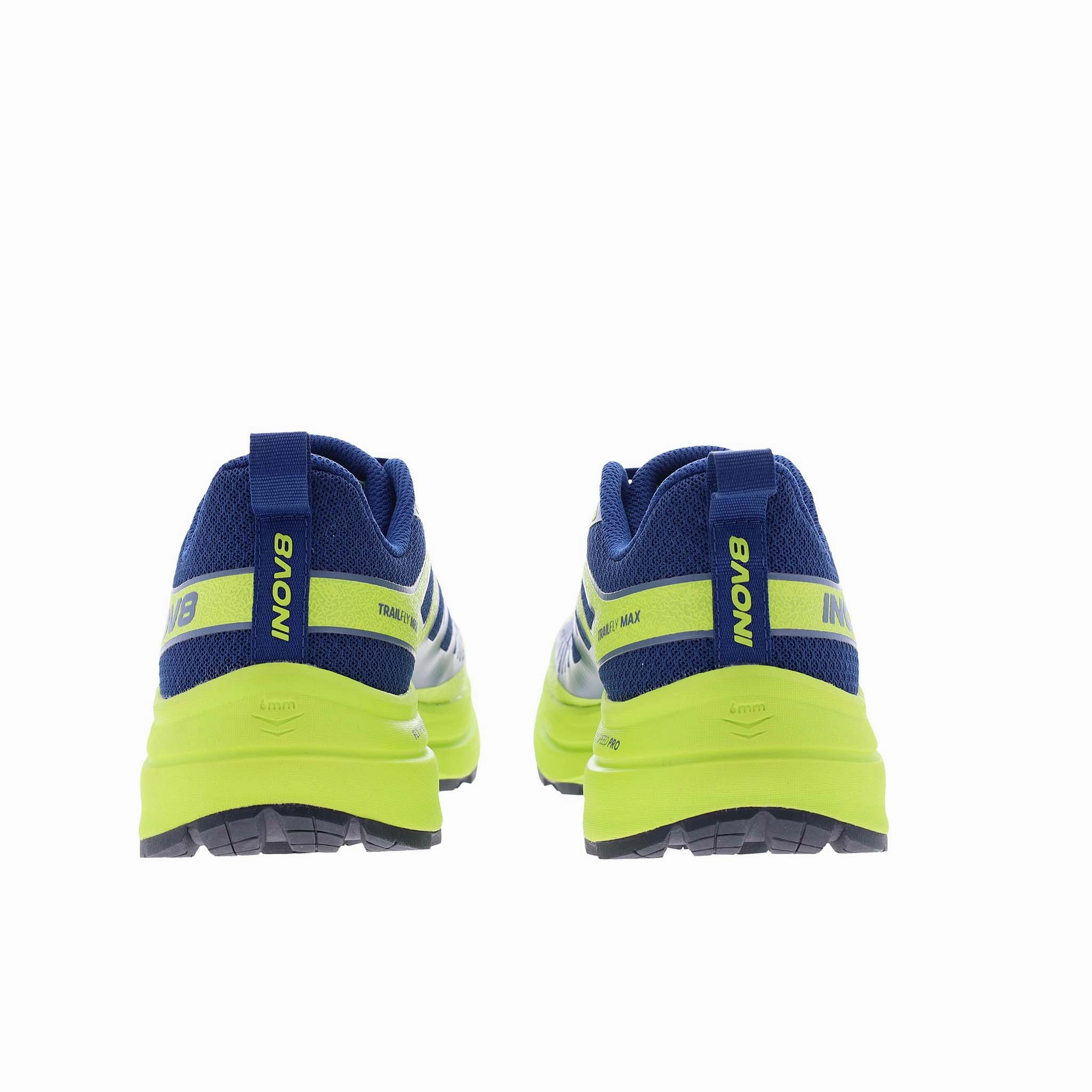 INOV8 | Men's TrailFly Max Running Shoes - Blue/Lime/Black Element Trail Tech Shoes