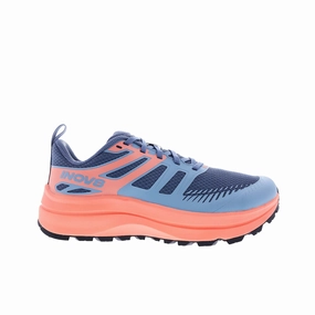 Banff Trail Shoes Website INOV8 | Women's TrailFly Max Running Shoes - Blue Grey/Coral