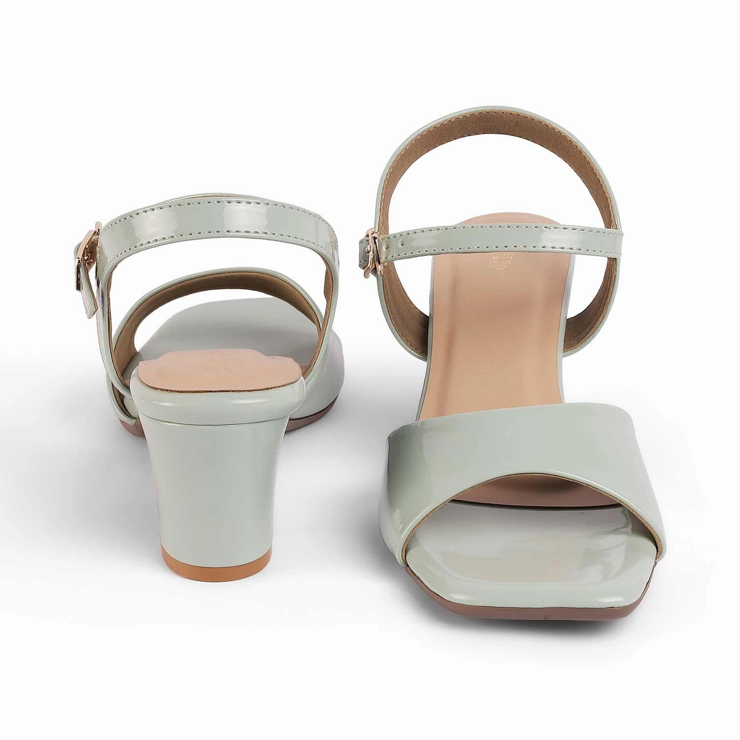 Tresmode Solor Green Women's Casual Block Heel Sandals Sandals Cabo San Lucas