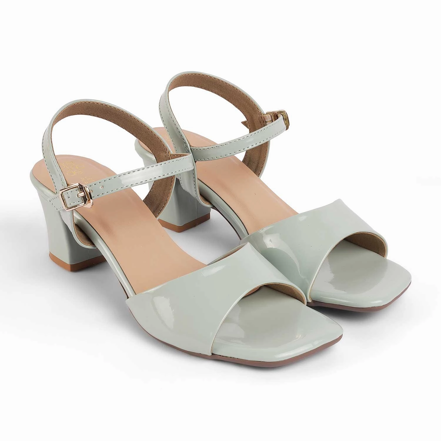 Tresmode Solor Green Women's Casual Block Heel Sandals Sandals Best Arch Support