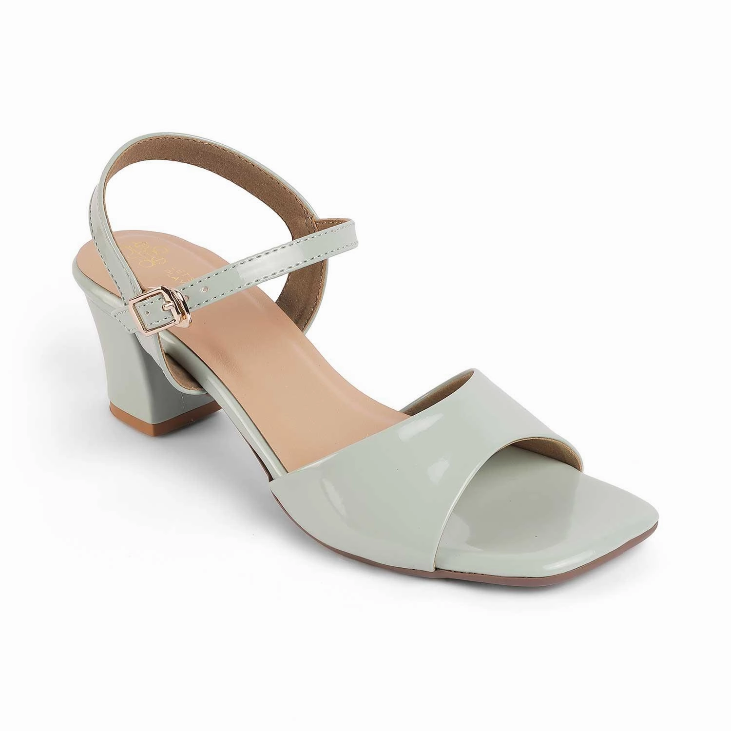 Tresmode Solor Green Women's Casual Block Heel Sandals Jellly Sandals