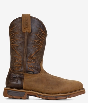 Knee High Block Heel Boots Irish Setter Marshall 11" Steel Toe Waterproof Pull-On Boot - Men