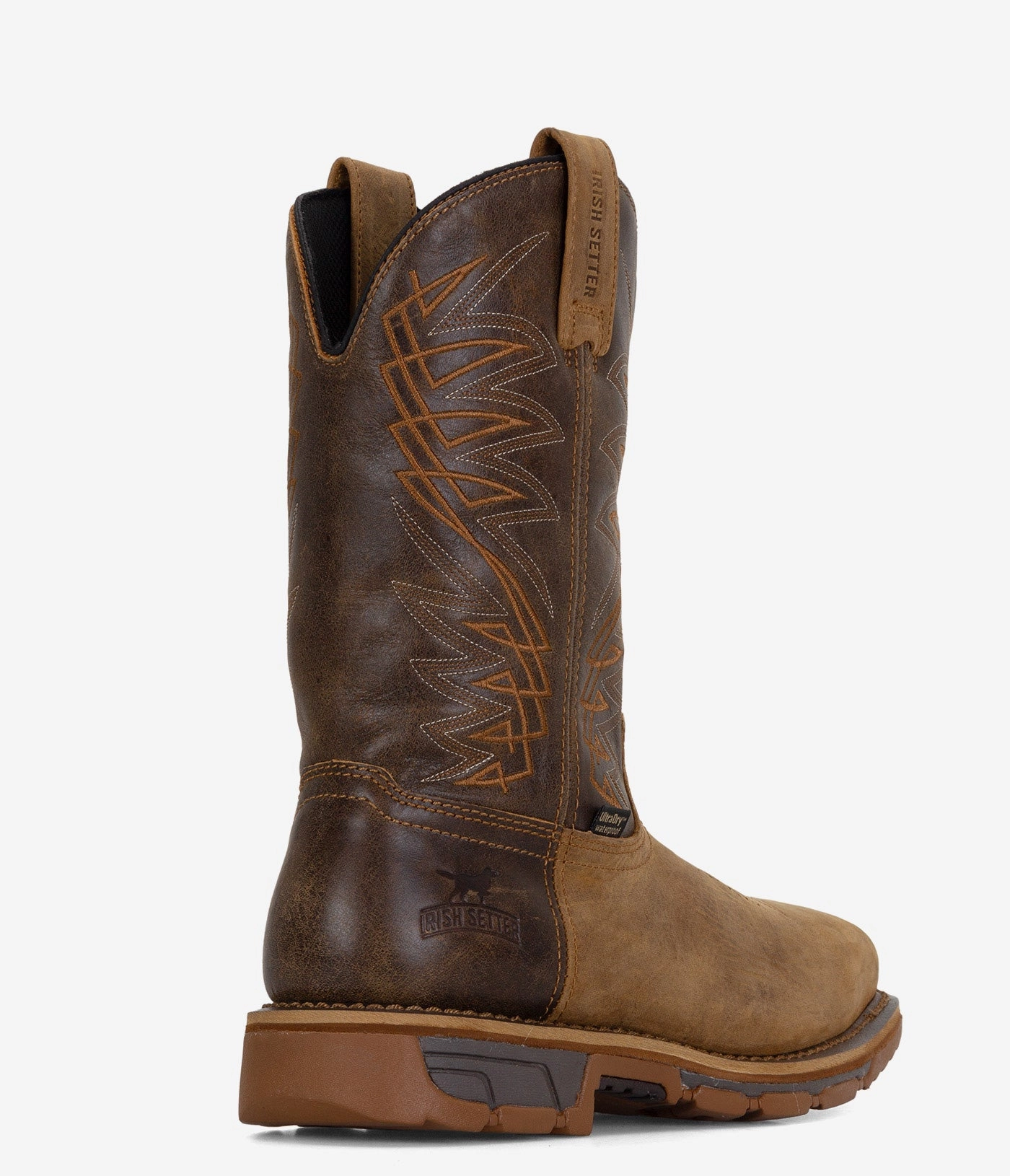 Irish Setter Marshall 11" Steel Toe Waterproof Pull-On Boot - Men Ankle Boots With High Heel