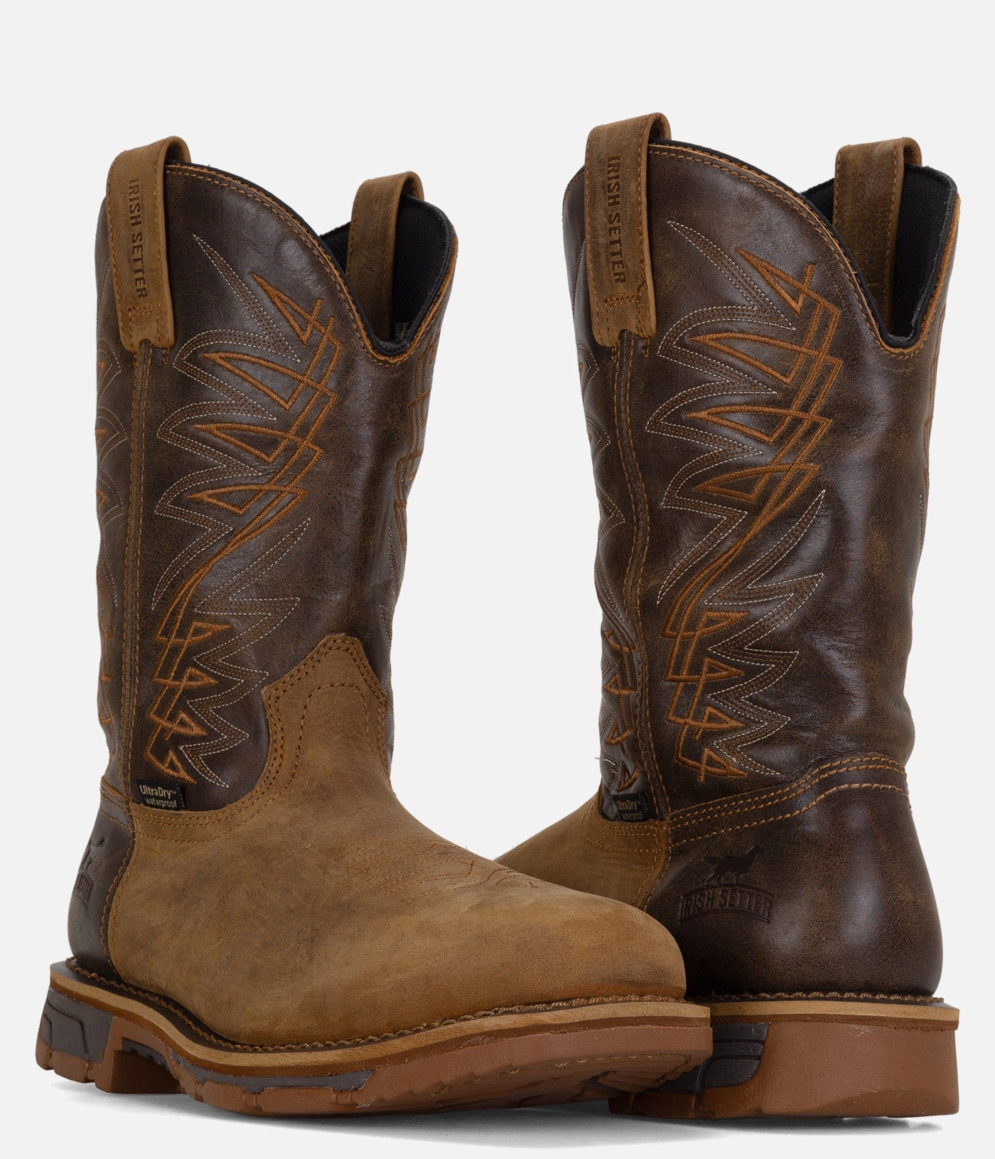 Irish Setter Marshall 11" Steel Toe Waterproof Pull-On Boot - Men Size 12 Dress Boots