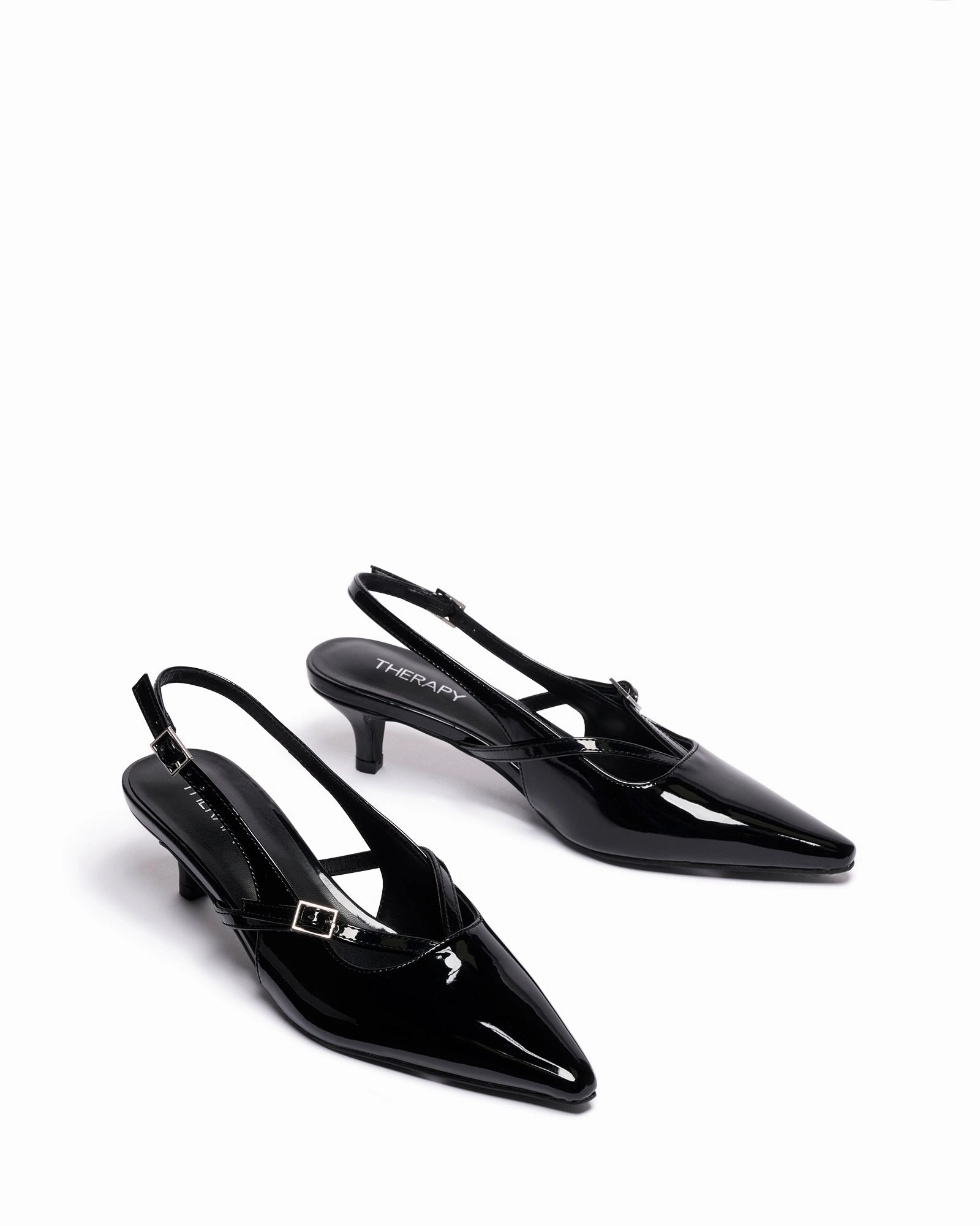 Shoe Inserts For High Heels Irving Slingback Heel Black Patent