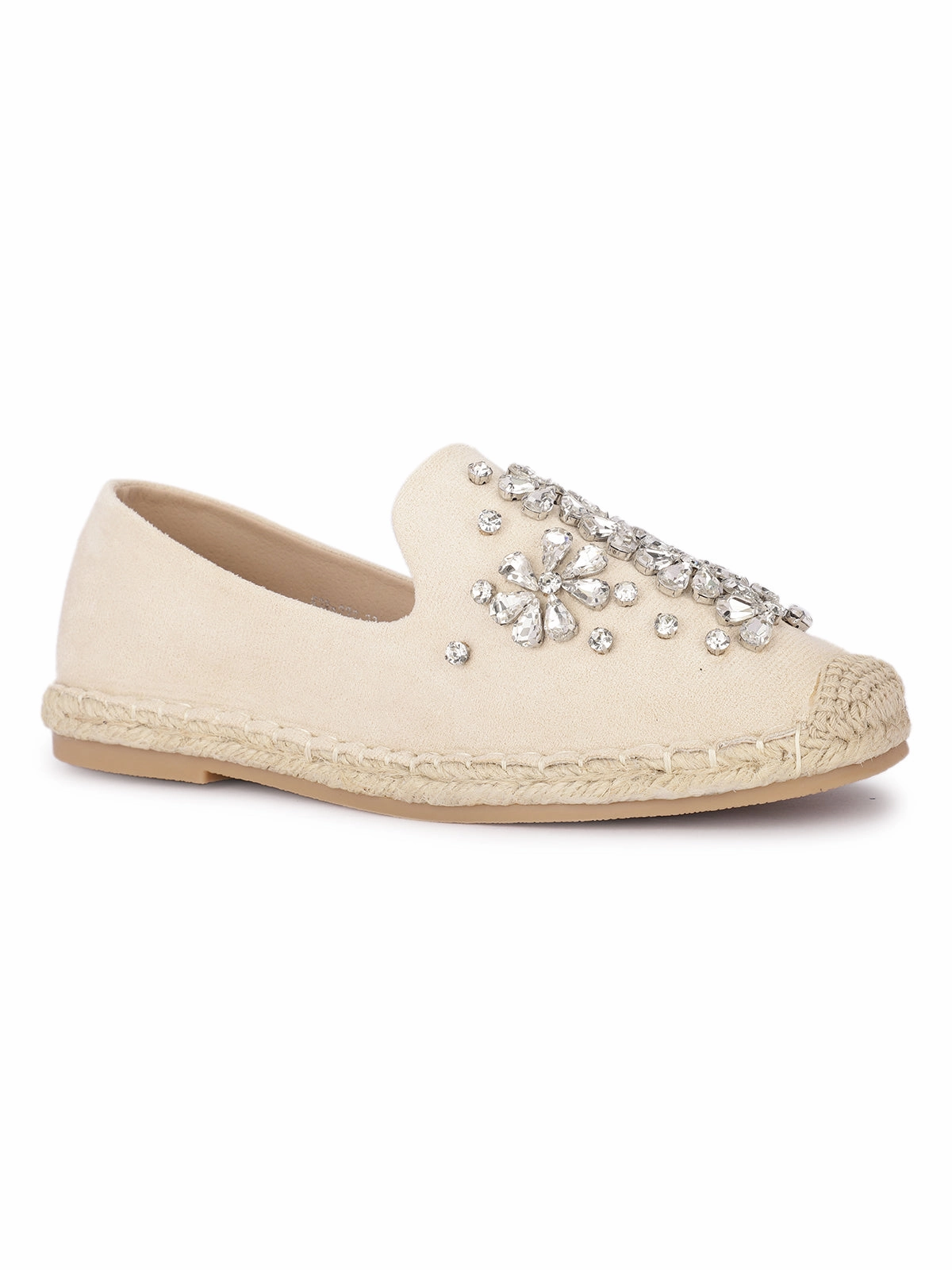 Union Loafers Cafe Isola Embellished Flat Espadrilles