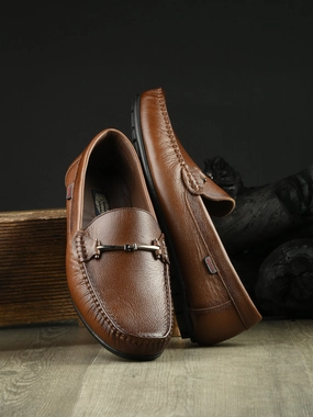 James Cushioned Leather Loafers Handmade Loafers
