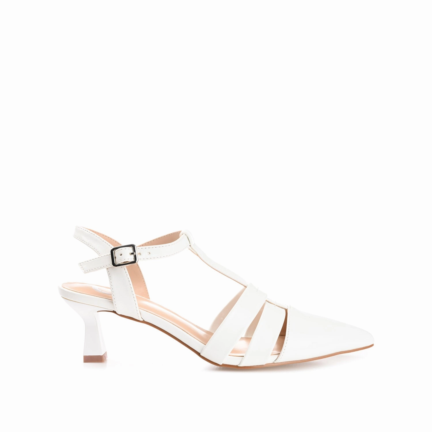 JAZLYNN BASIC T-STRAP KITTEN HEELS IN WIDE Thigh High Heeled Boot