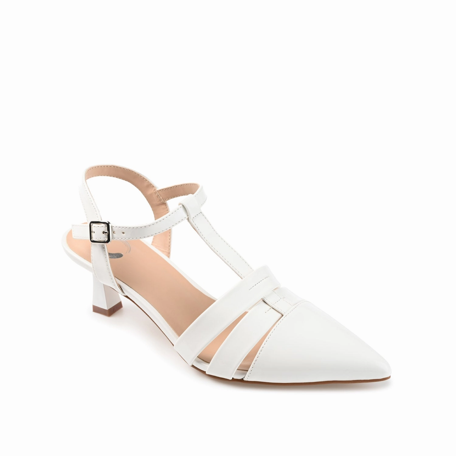 JAZLYNN BASIC T-STRAP KITTEN HEELS IN WIDE High Heels Pole Dancing