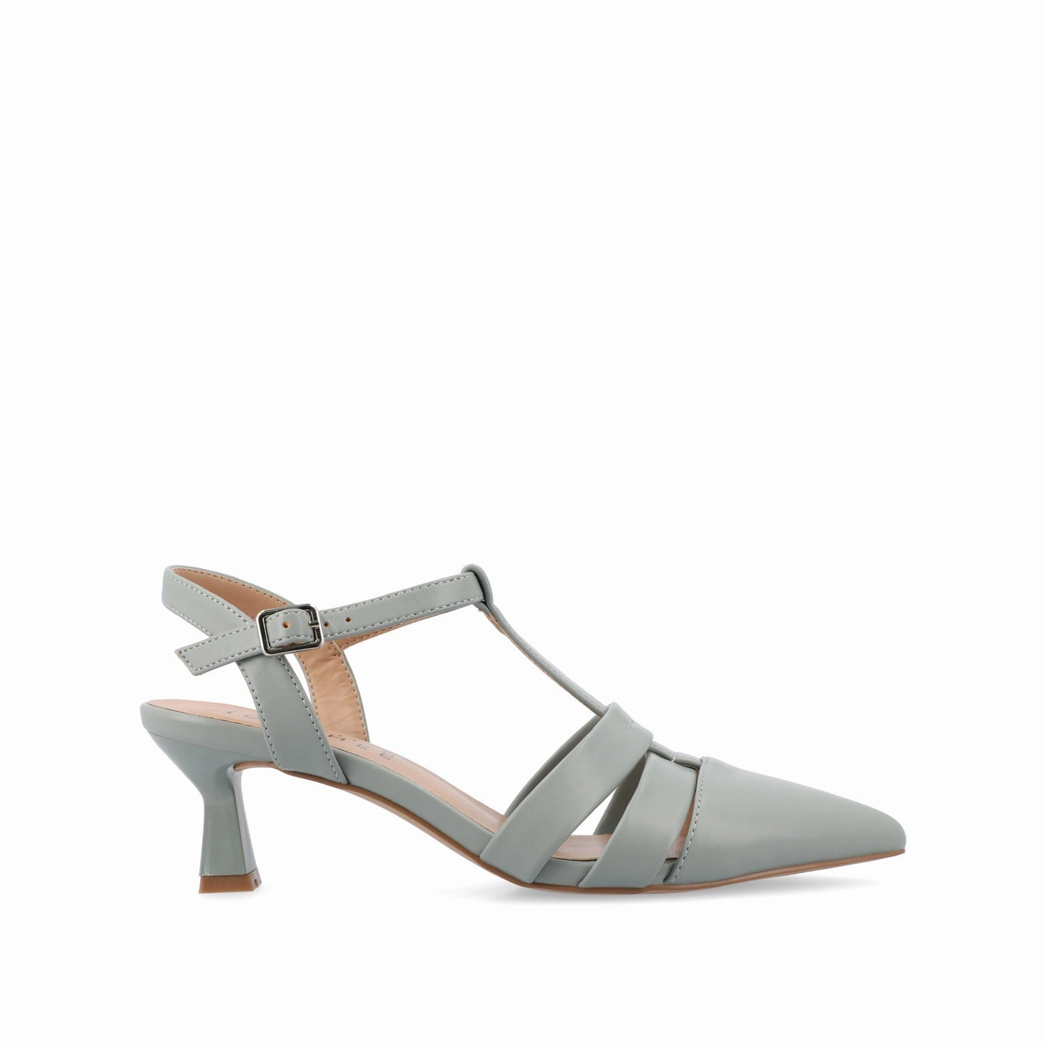 JAZLYNN BASIC T-STRAP KITTEN HEELS IN WIDE Timberland Boots High Heels