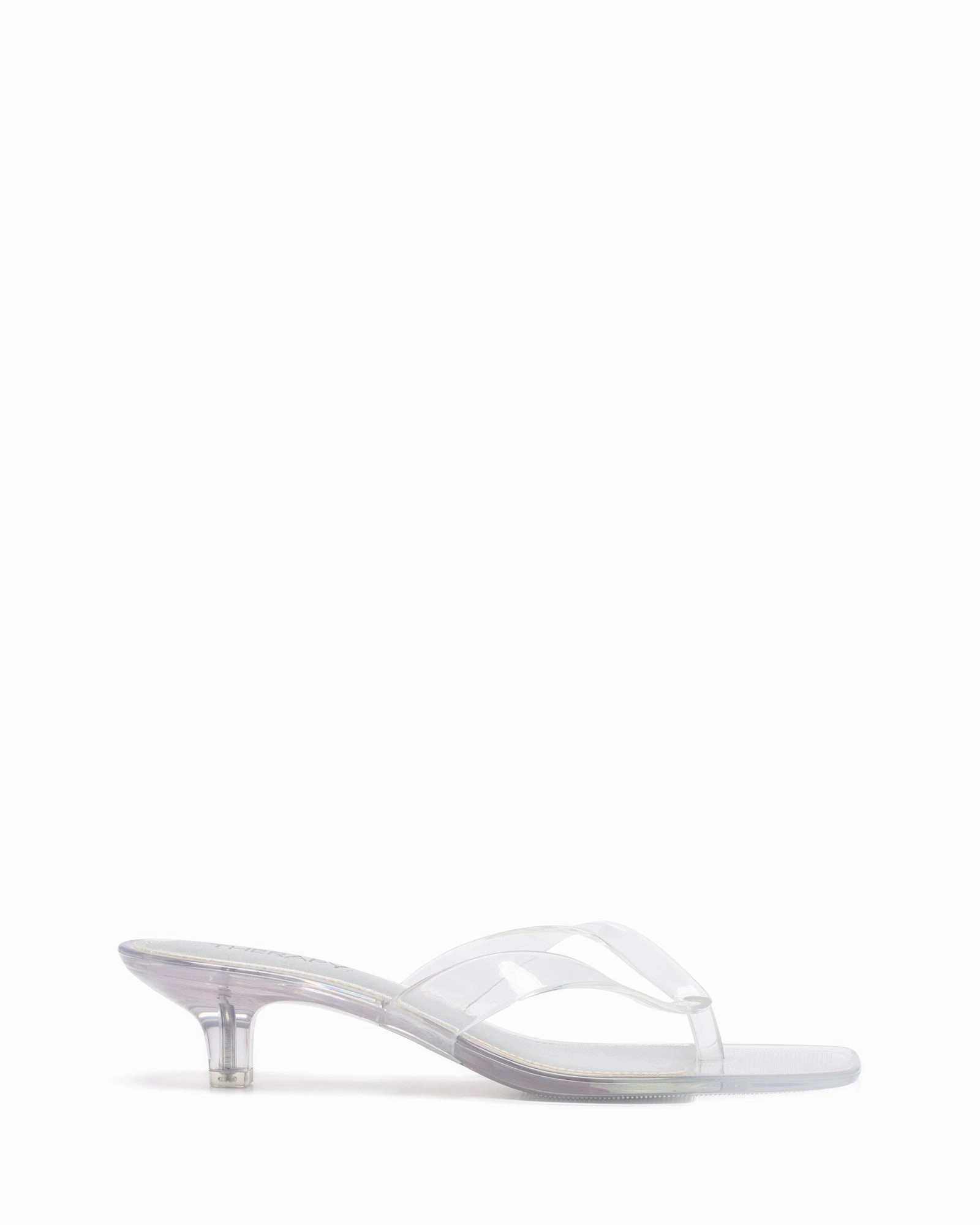 Heel Less Heels Jellyz Thong Heel Clear