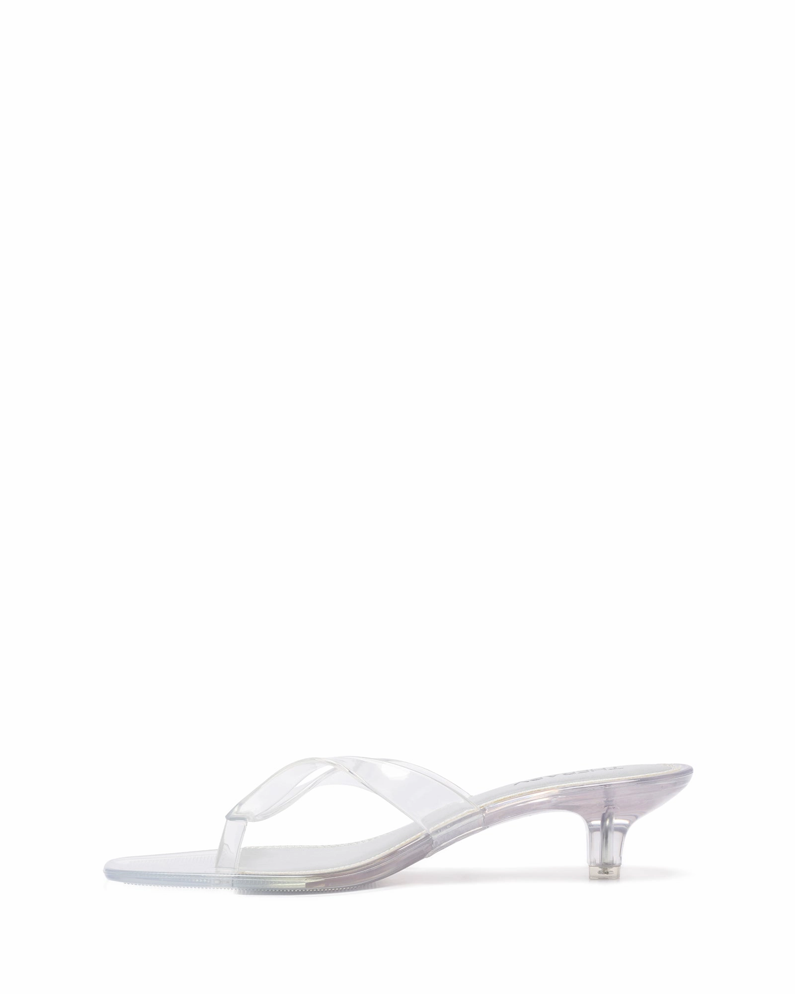 Jellyz Thong Heel Clear High Heel Shoes Wedding