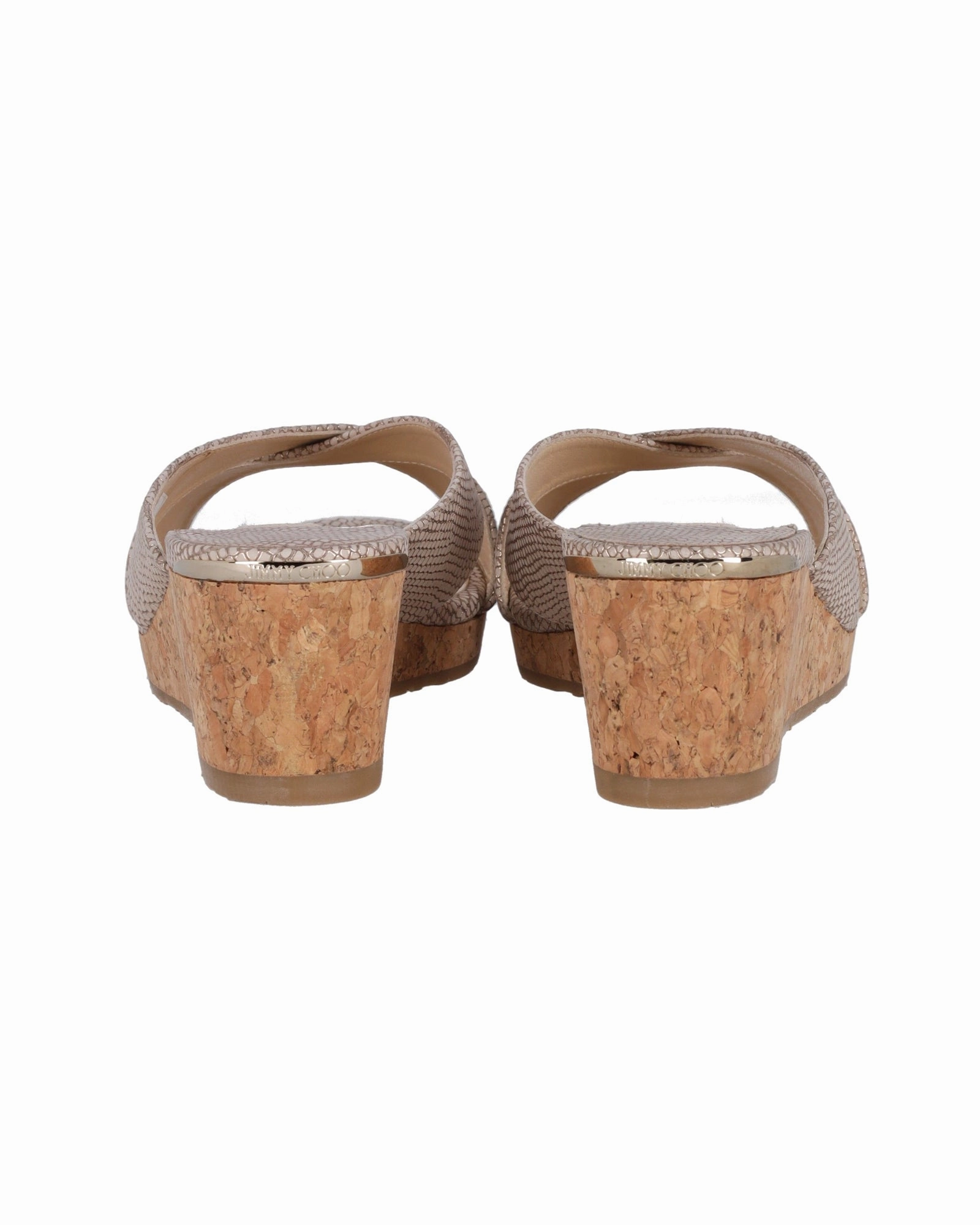 Jimmy Choo Cross Straps Wedge Sandals 50 in Metallic Leather Best Sandals Jamaica Resort