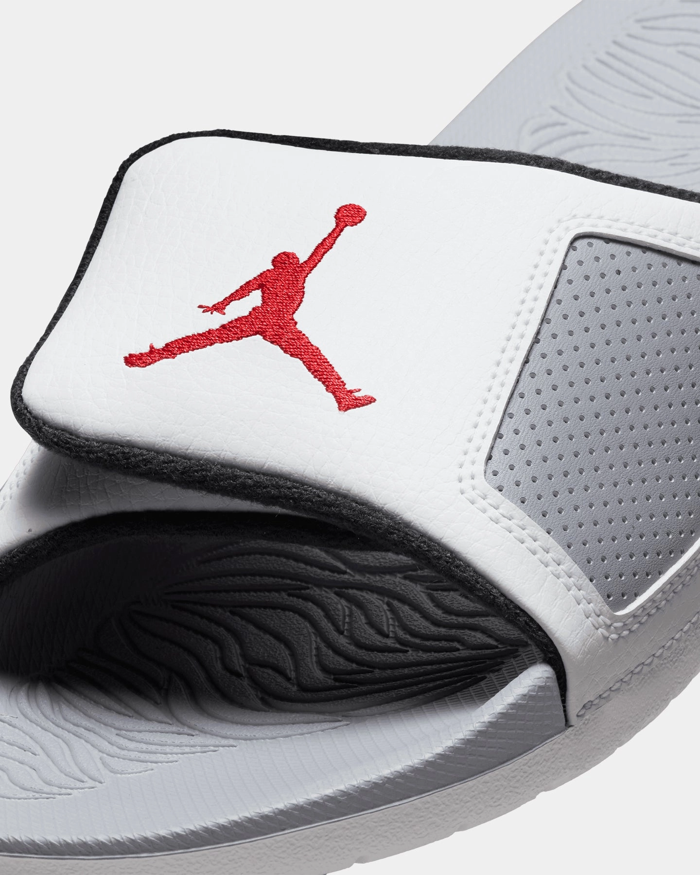 Jordan Hydro III Slides Summit White/Fire Red Toriel Slippers