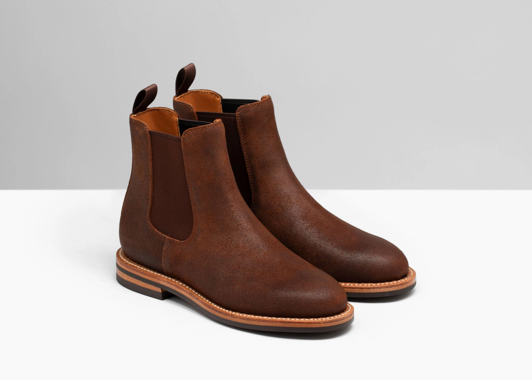 Josephine Chelsea Boot Dark Oak Roughout Classics Chelsea Boots