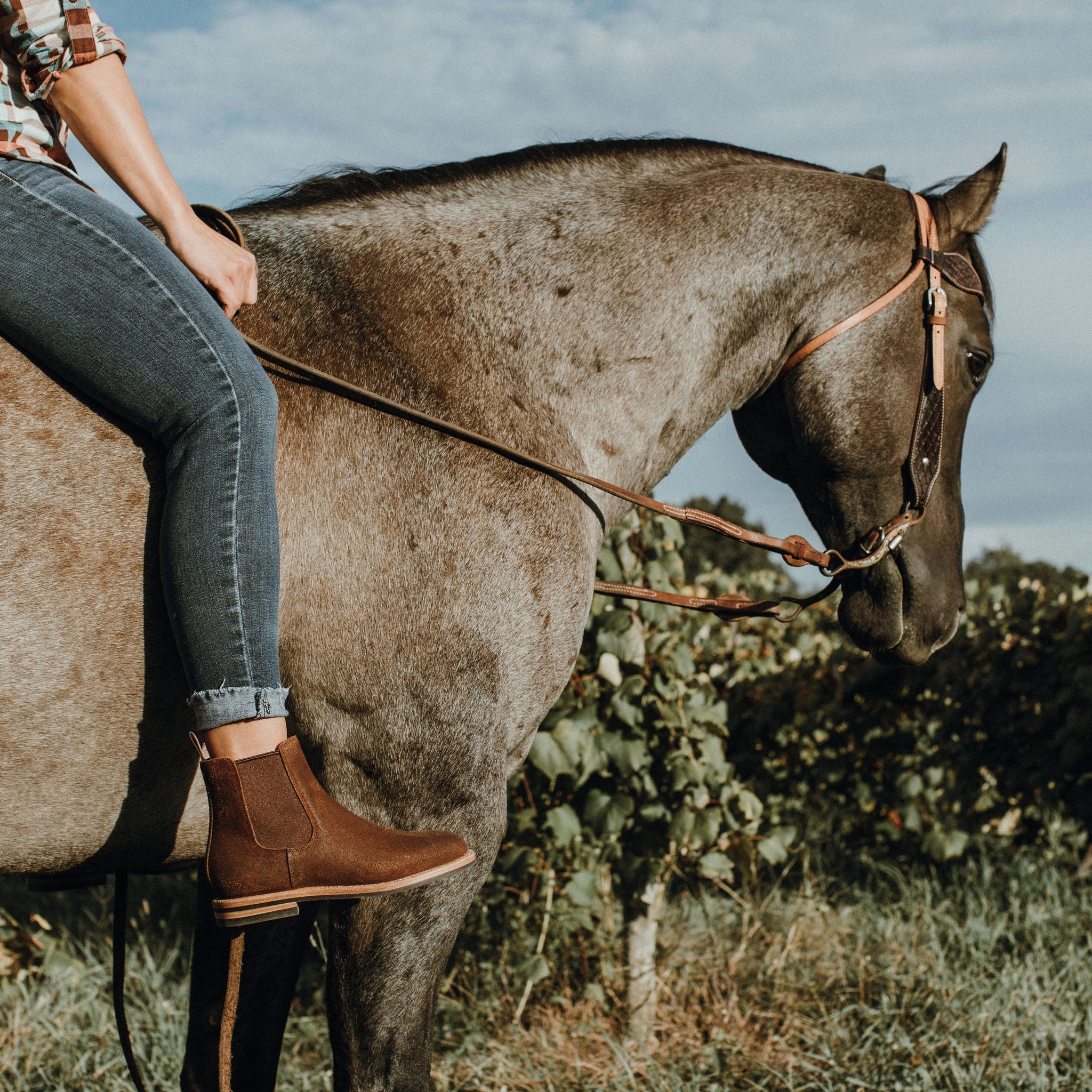 Josephine Chelsea Boot Dark Oak Roughout Original Moc Toe Chelsea Boots