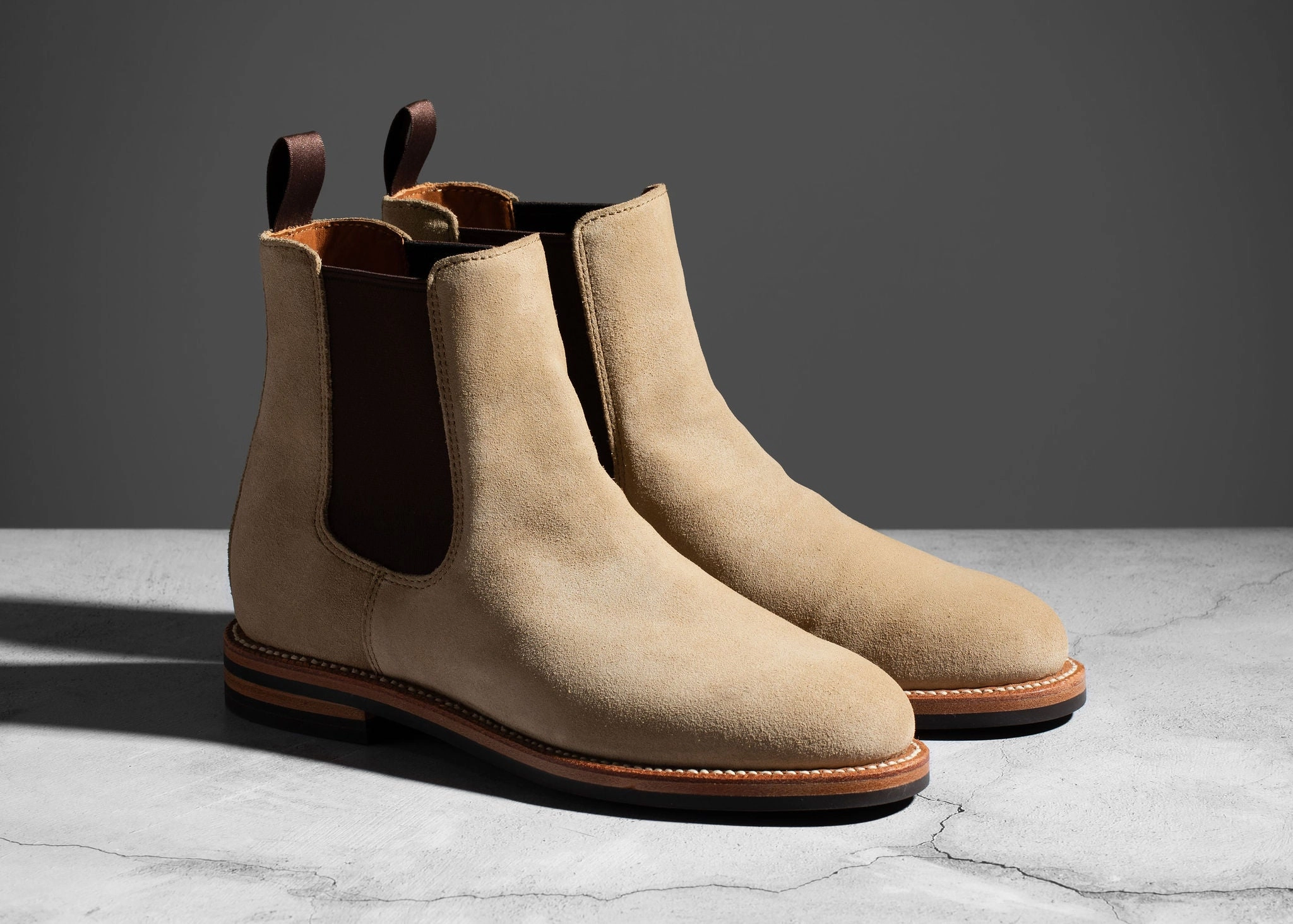 Refined Boots Chelsea Josephine Chelsea Boot Tan Suede