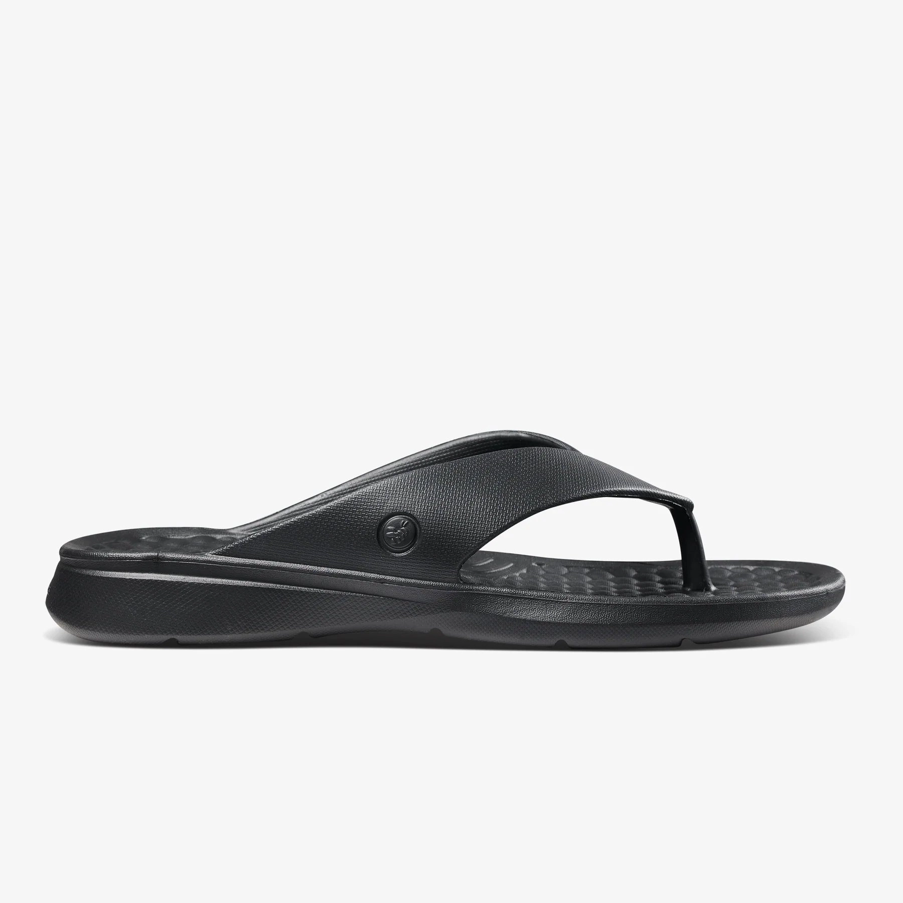 Joybees Adult Casual Flip Flop - Black Flip Flops Micro Foam