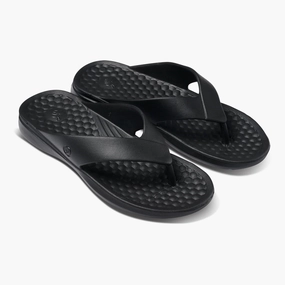 Life Is Better In Flip Flops Joybees Adult Casual Flip Flop - Black