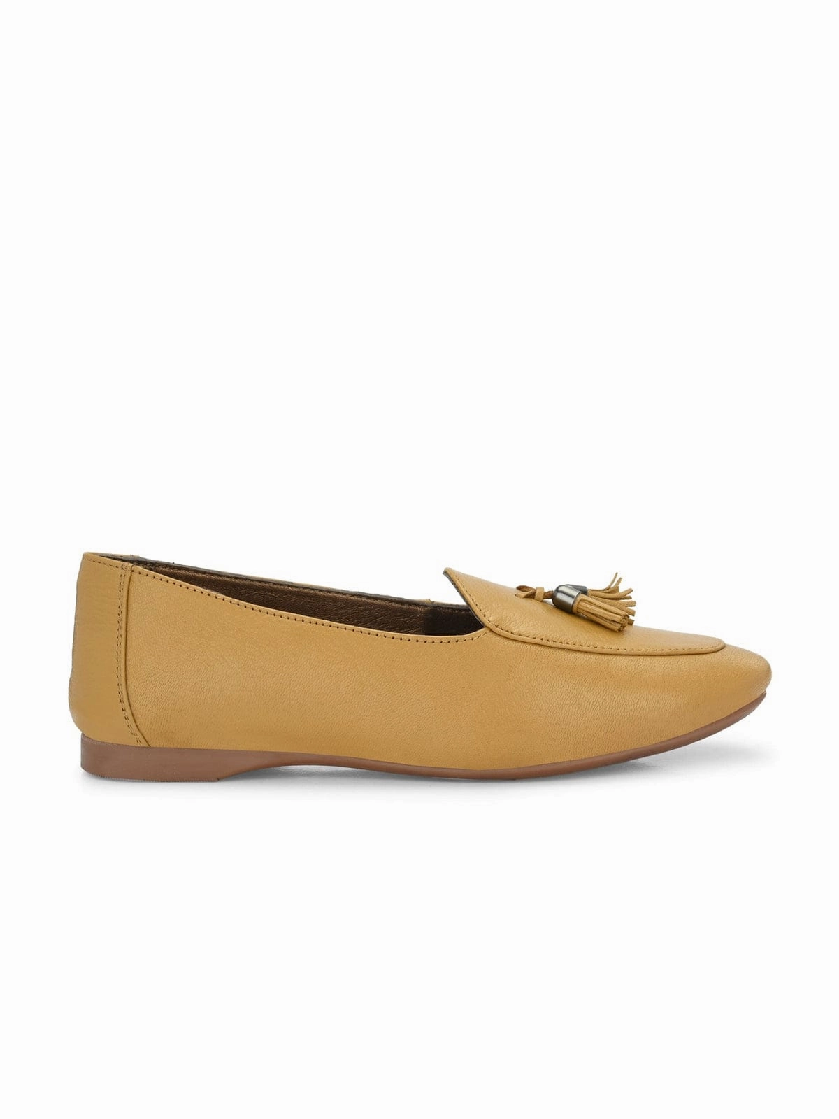 Light On His Loafers Katie Leather Tassel Loafers