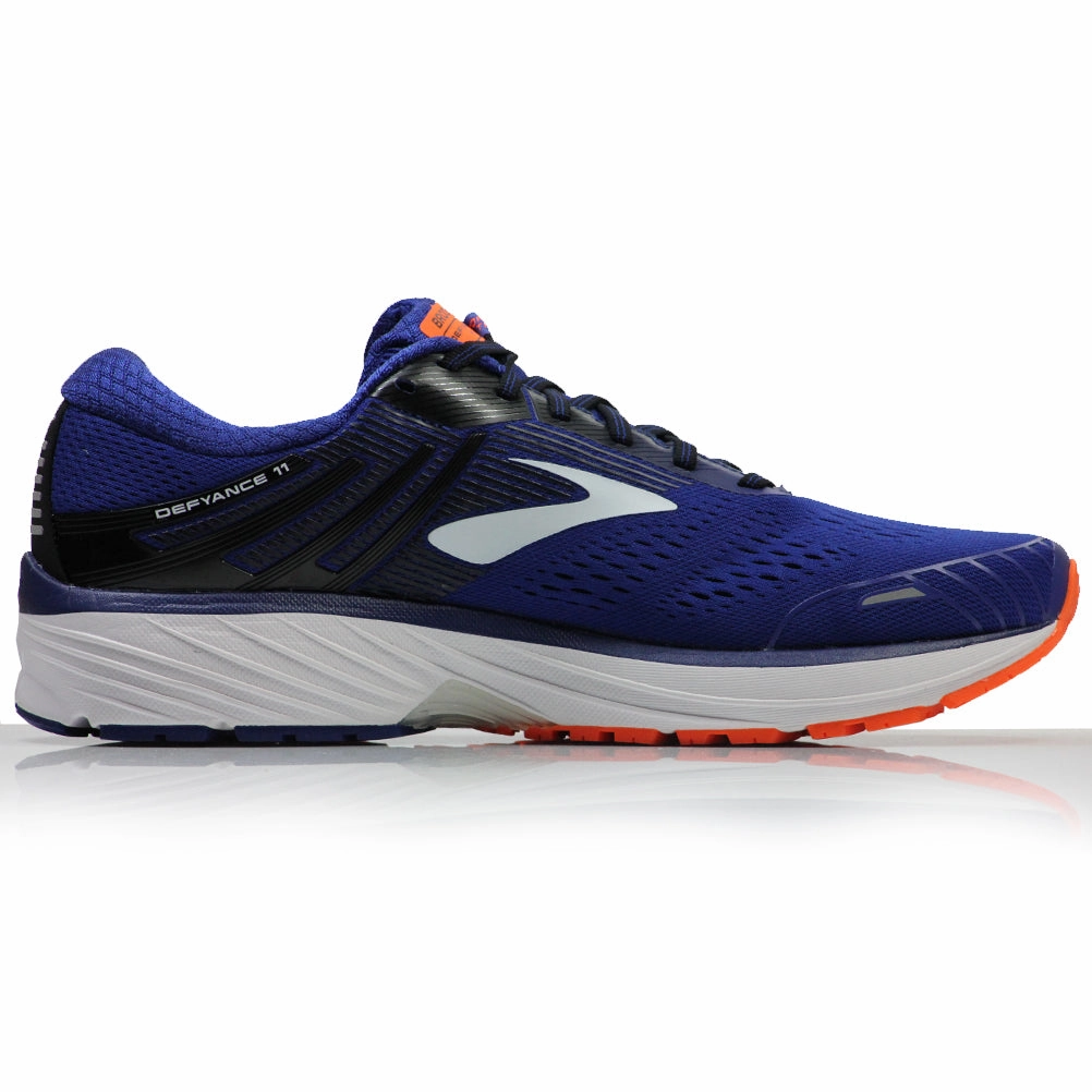 Vaporfly 3 Running Shoes Brooks Defyance 11 Men's Running Shoe - Blue/Orange/White