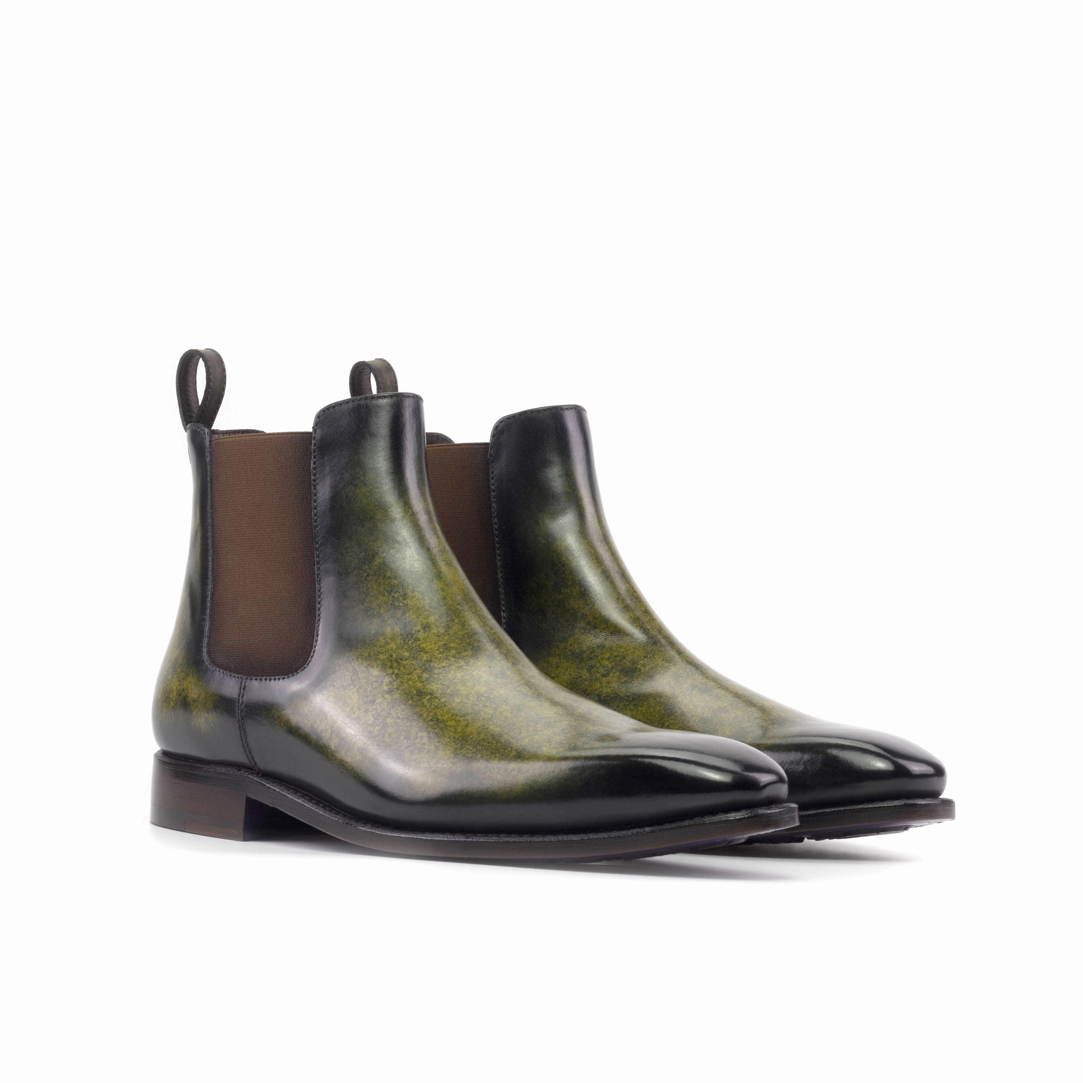 Khaki Patina Chelsea Boots Penelope Chelsea Boots