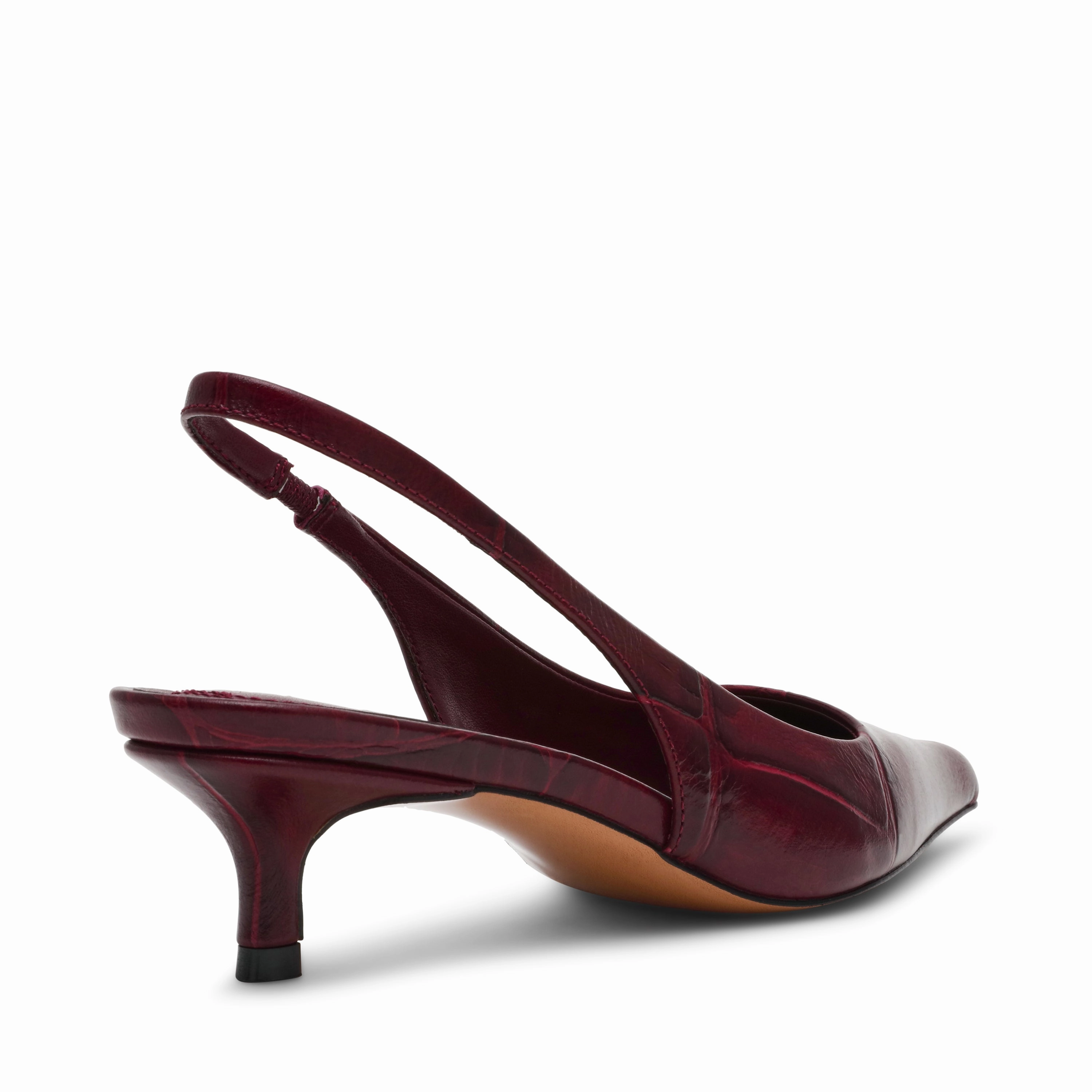 Kittie2 Pump WINE CROCO Nerd In High Heels