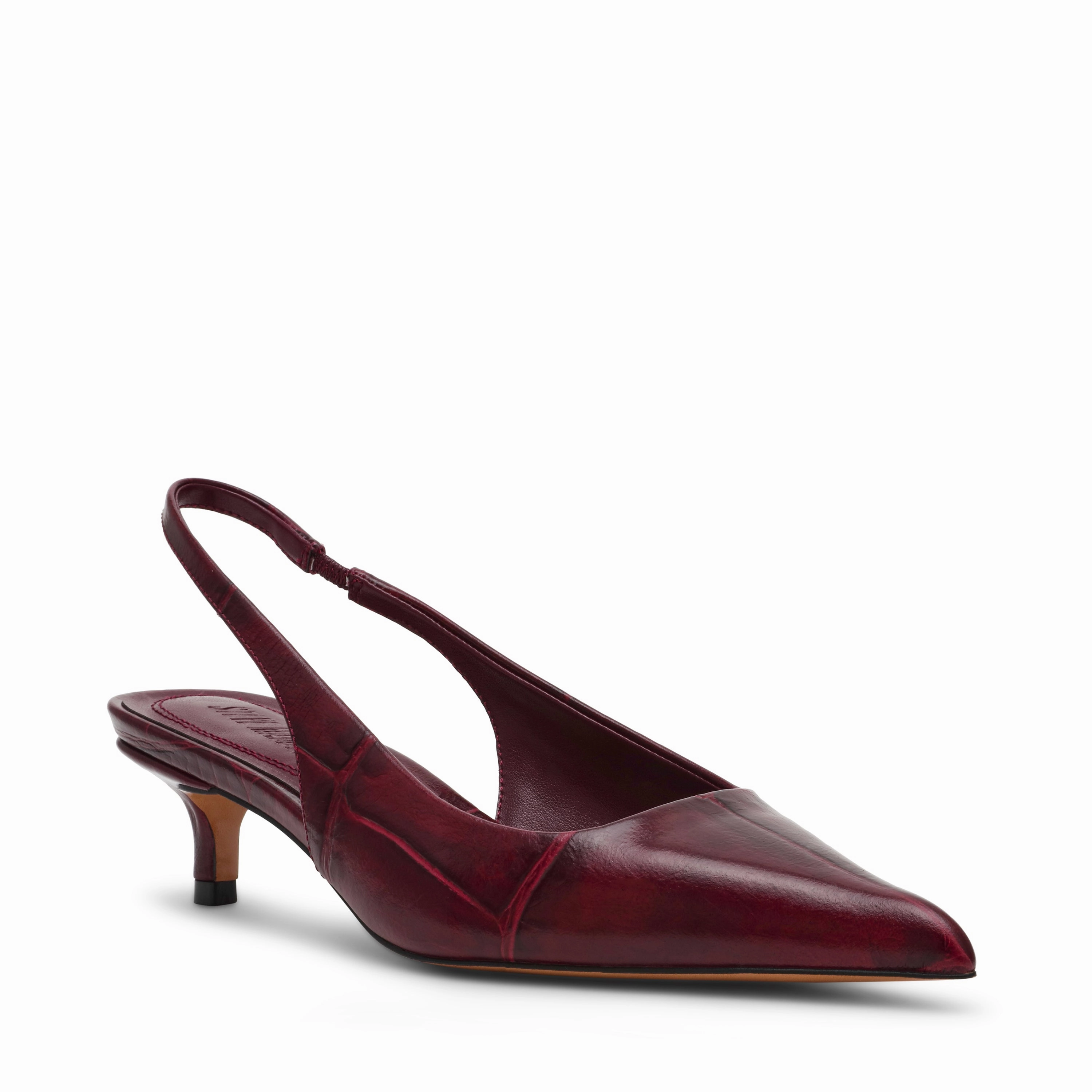 Kittie2 Pump WINE CROCO Different Types Of High Heels Shoes