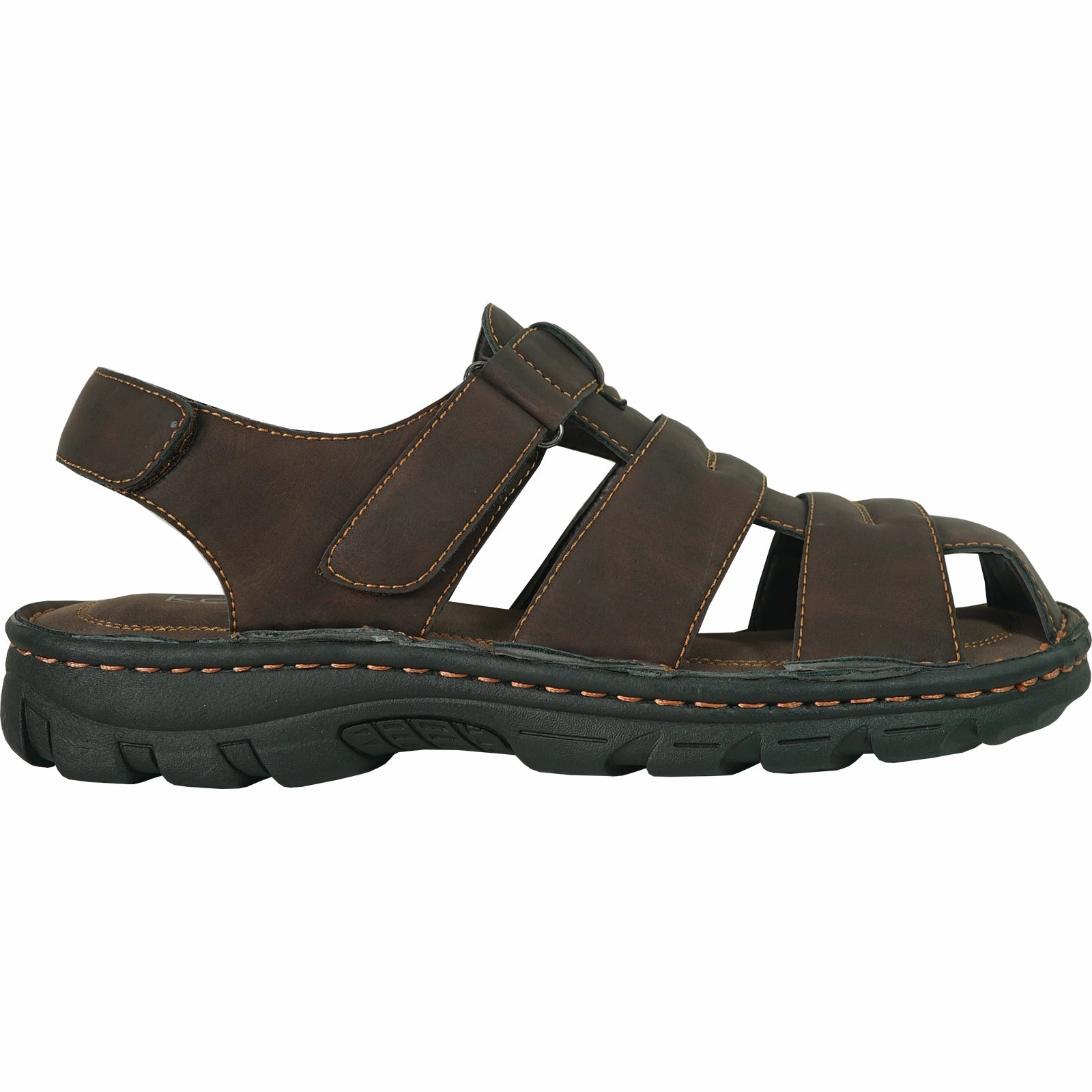Sandals Hide Toes KOZI Men Sandal FISHMAN-1 Coffee