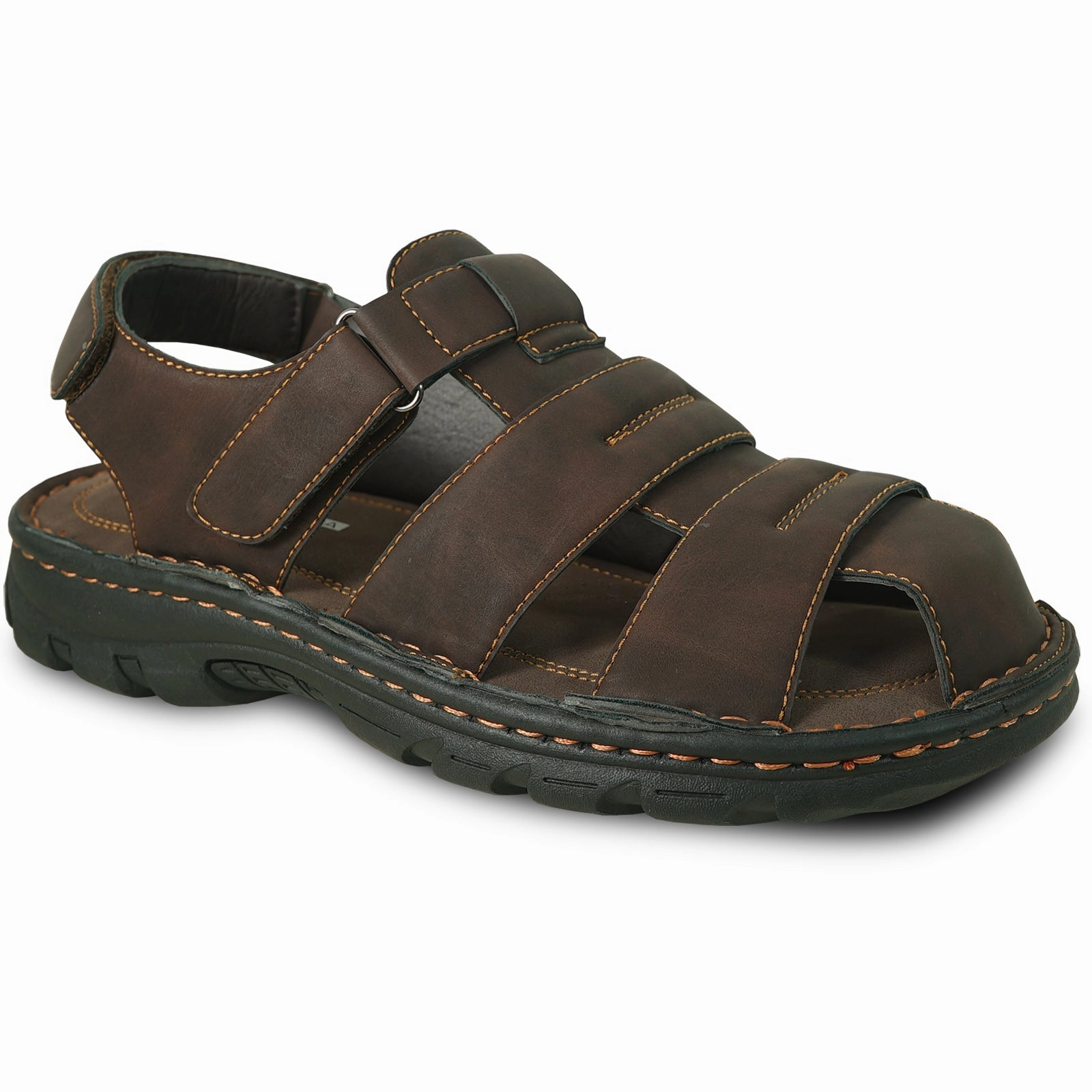 KOZI Men Sandal FISHMAN-1 Coffee Sandals Hotels Locations