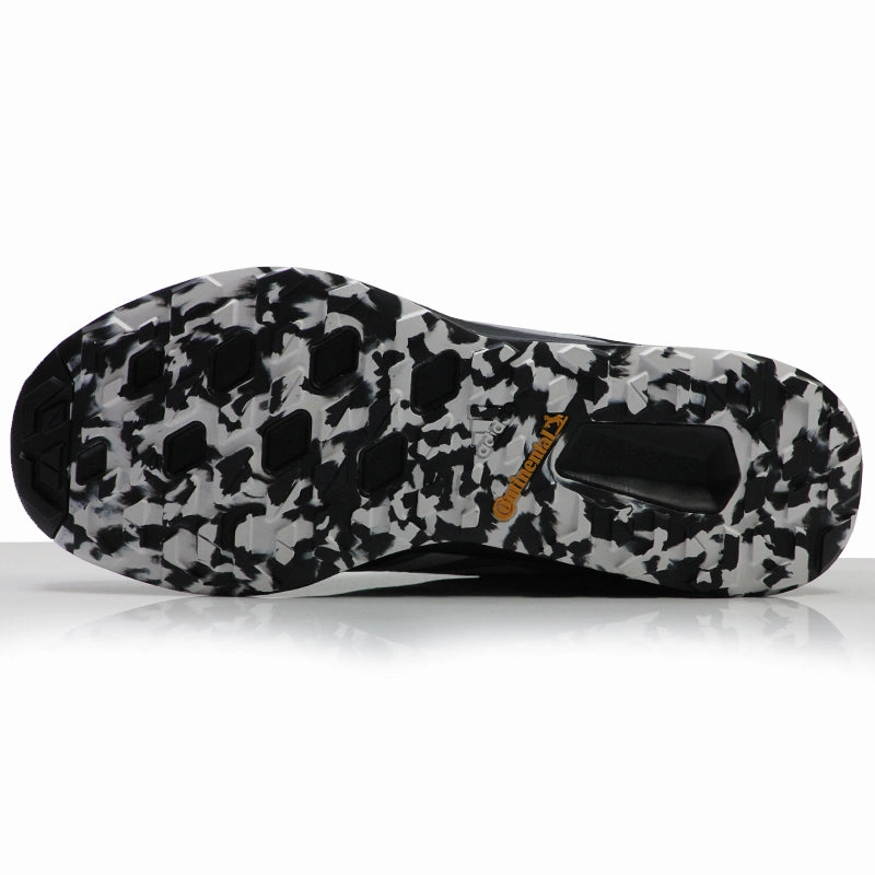 Gel-contend 8 Running Shoes adidas Terrex Two Flow Men's Trail Shoe - Core Black/Crystal White/Solar Yellow