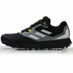 adidas Terrex Two Flow Men's Trail Shoe - Core Black/Crystal White/Solar Yellow Run 70s 2.0 Shoes