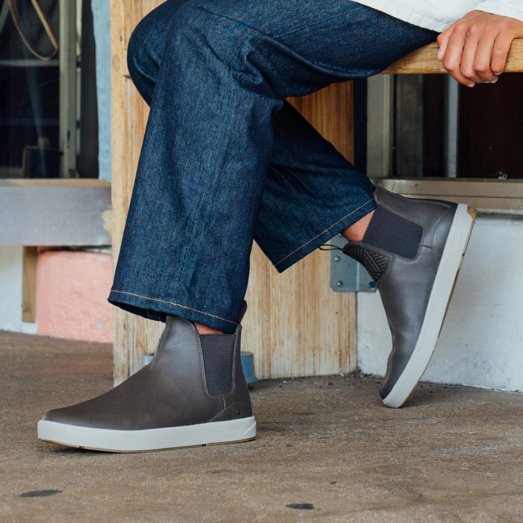 Liverpool Chelsea Boots Lae'ahi Mid  -  Dk Java / Dk Java