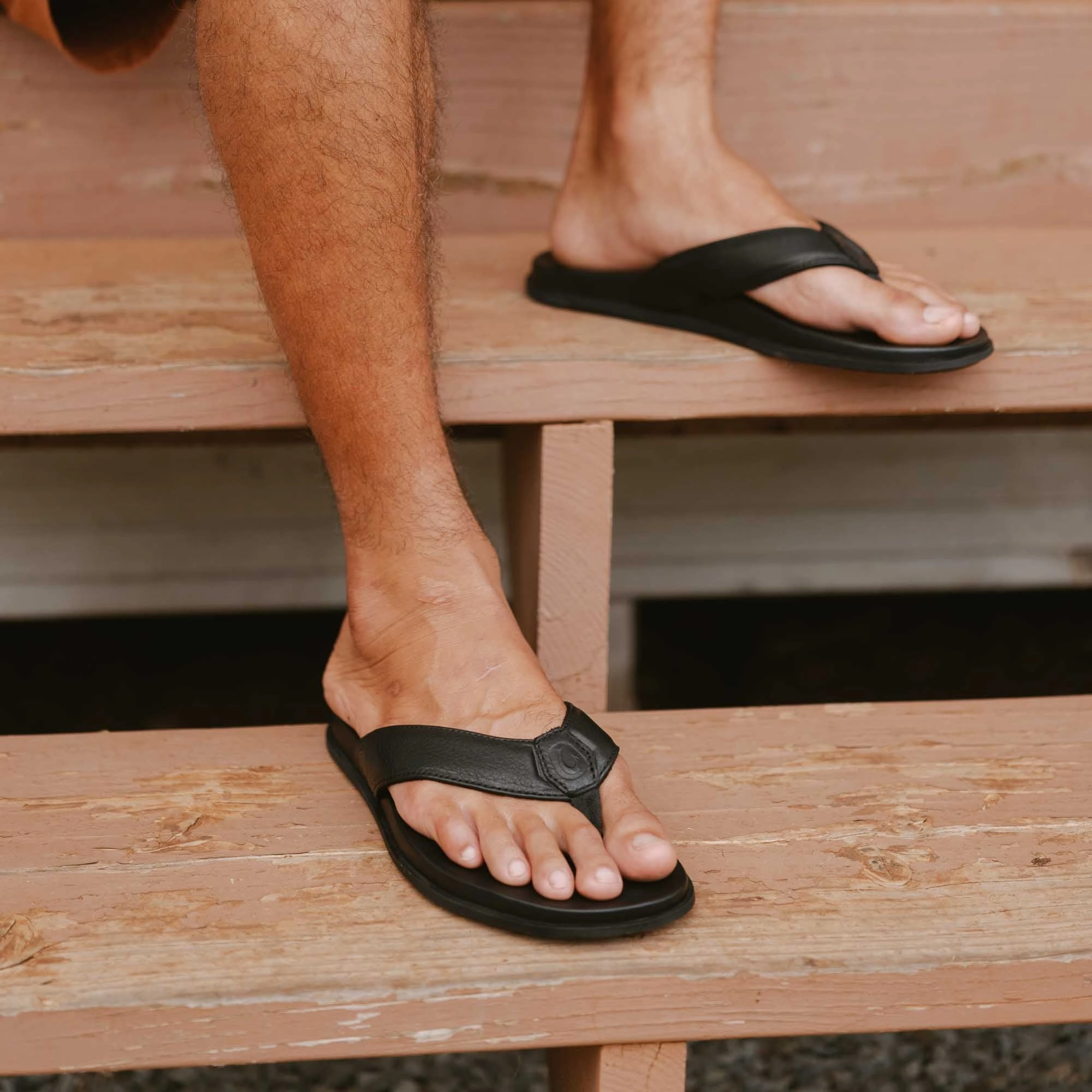 lali - Black Polo Sandals