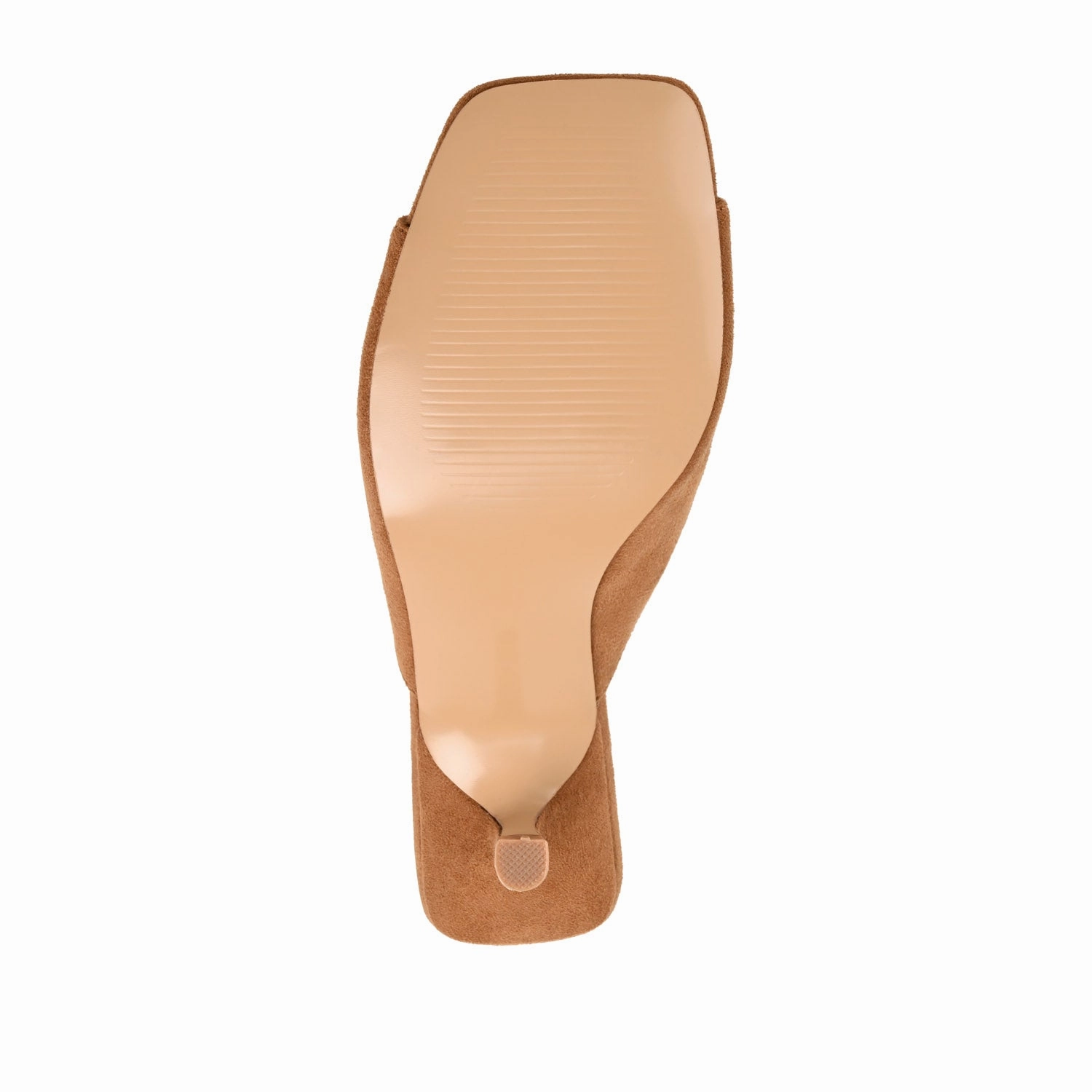 High Heels Socks LARNA FAUX SUEDE PEEP TOE KITTEN HEELS IN WIDE