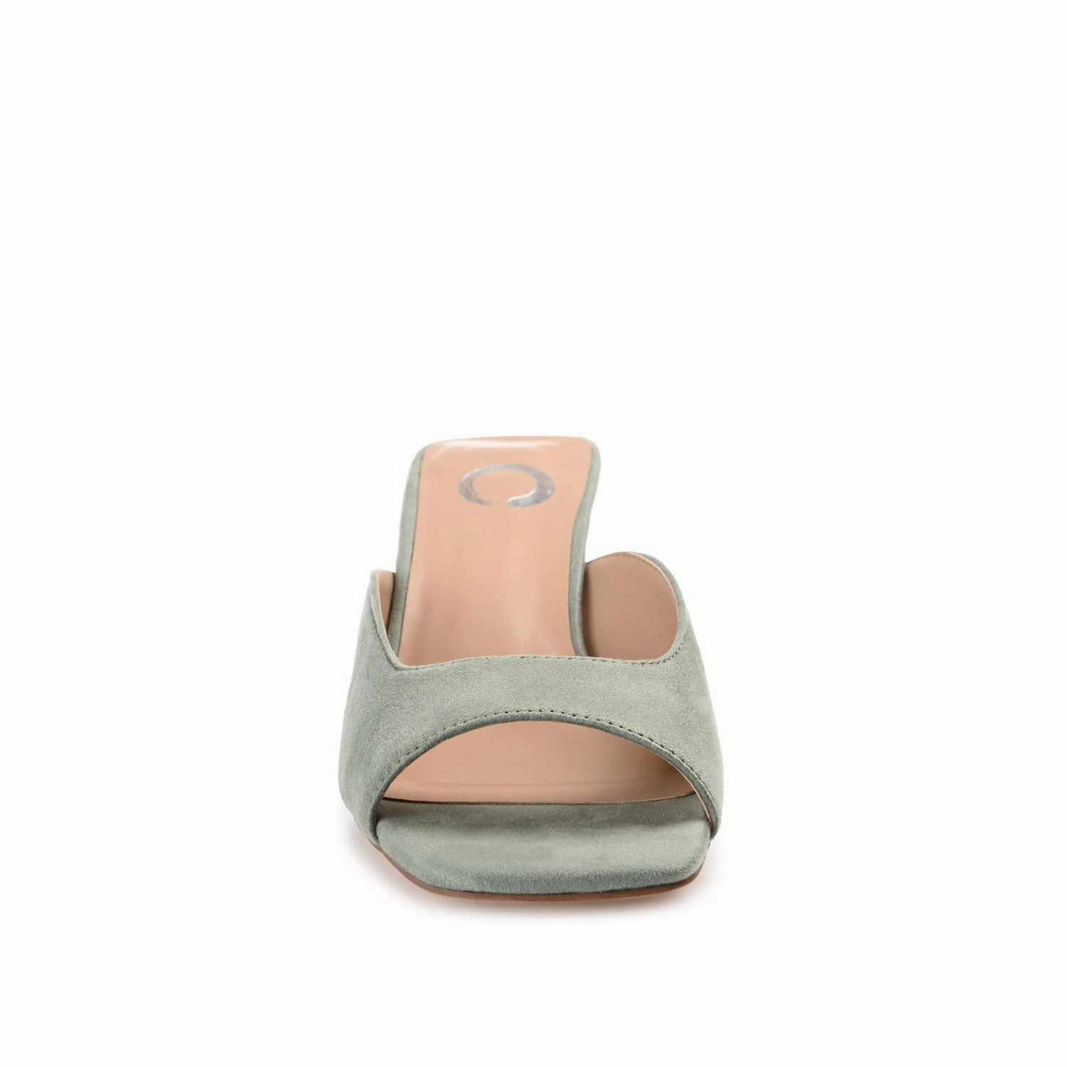 High Heels Without Platform LARNA FAUX SUEDE PEEP TOE KITTEN HEELS IN WIDE