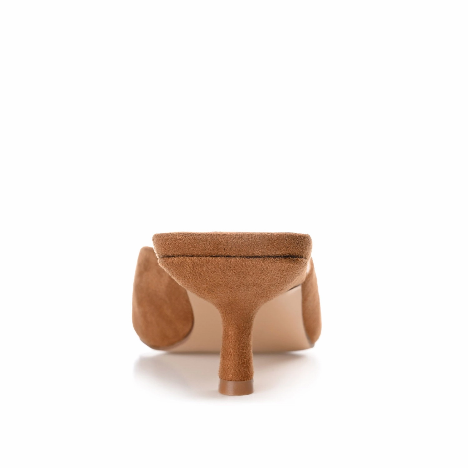 LARNA FAUX SUEDE PEEP TOE KITTEN HEELS IN WIDE High Heel Insoles